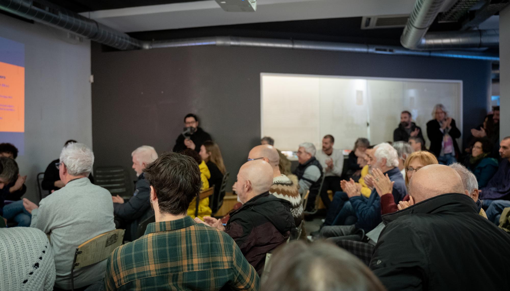 El espacio Sarean lleno de socias en la presentación de Hordago.