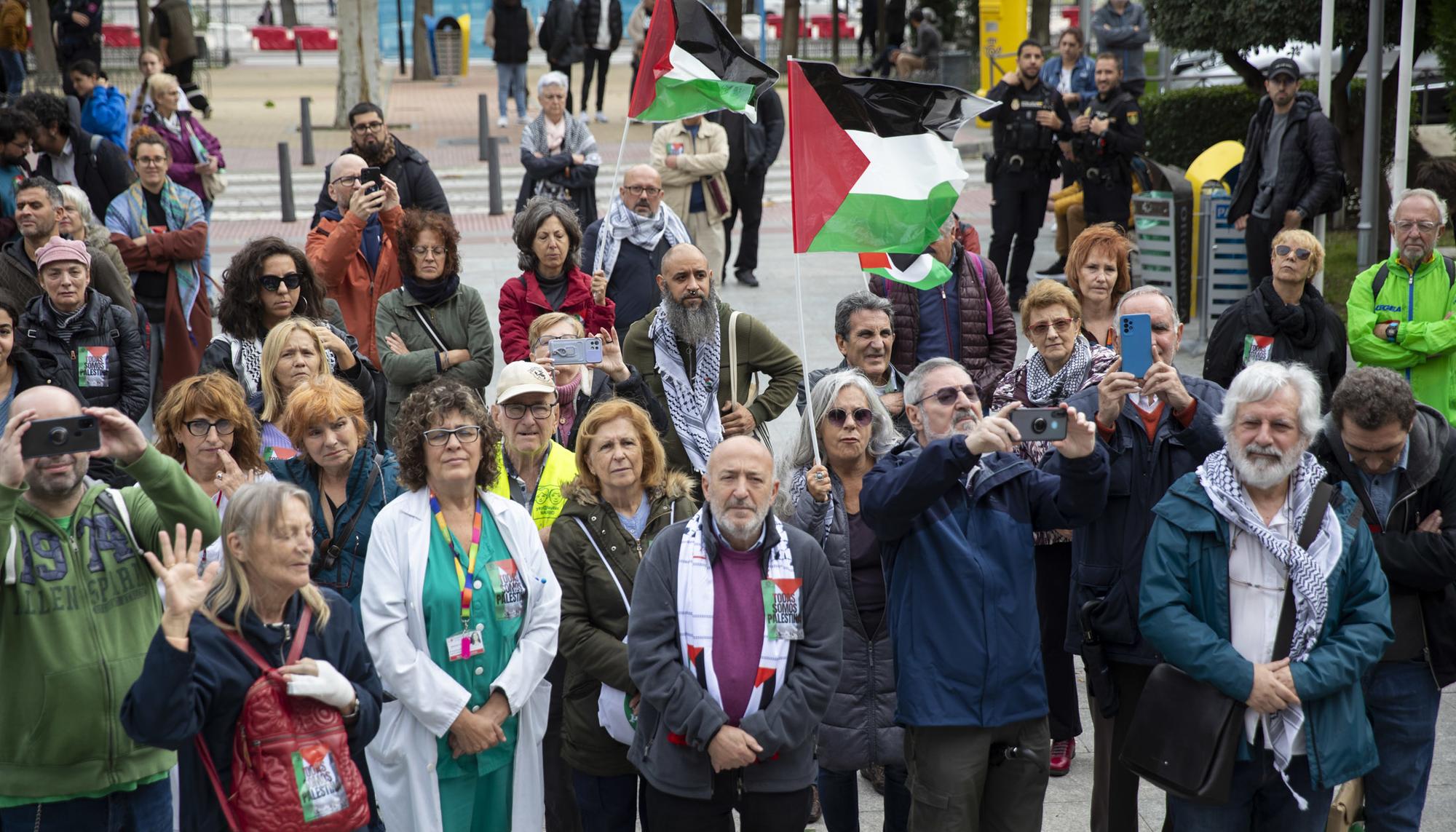 Concentración Palestina Hospital 12 Octubre - 4