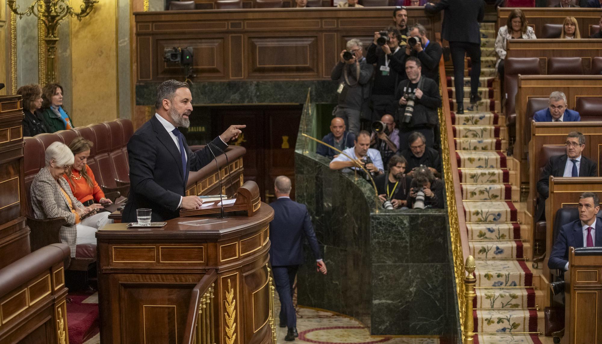 Debate de investidura Pedro Sánchez  Abascal- 1