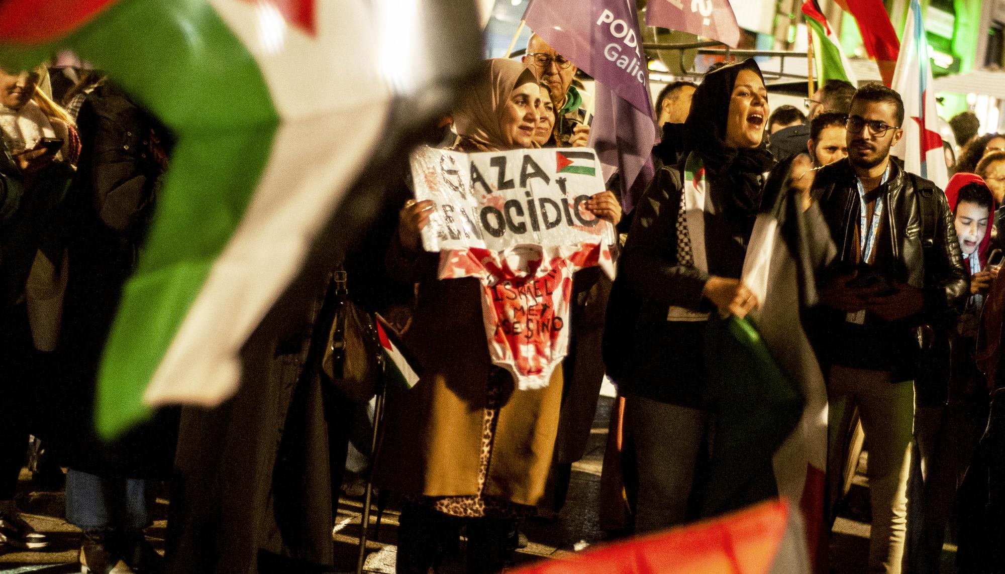 Manifestación palestina galiza 6 de novembro - 19