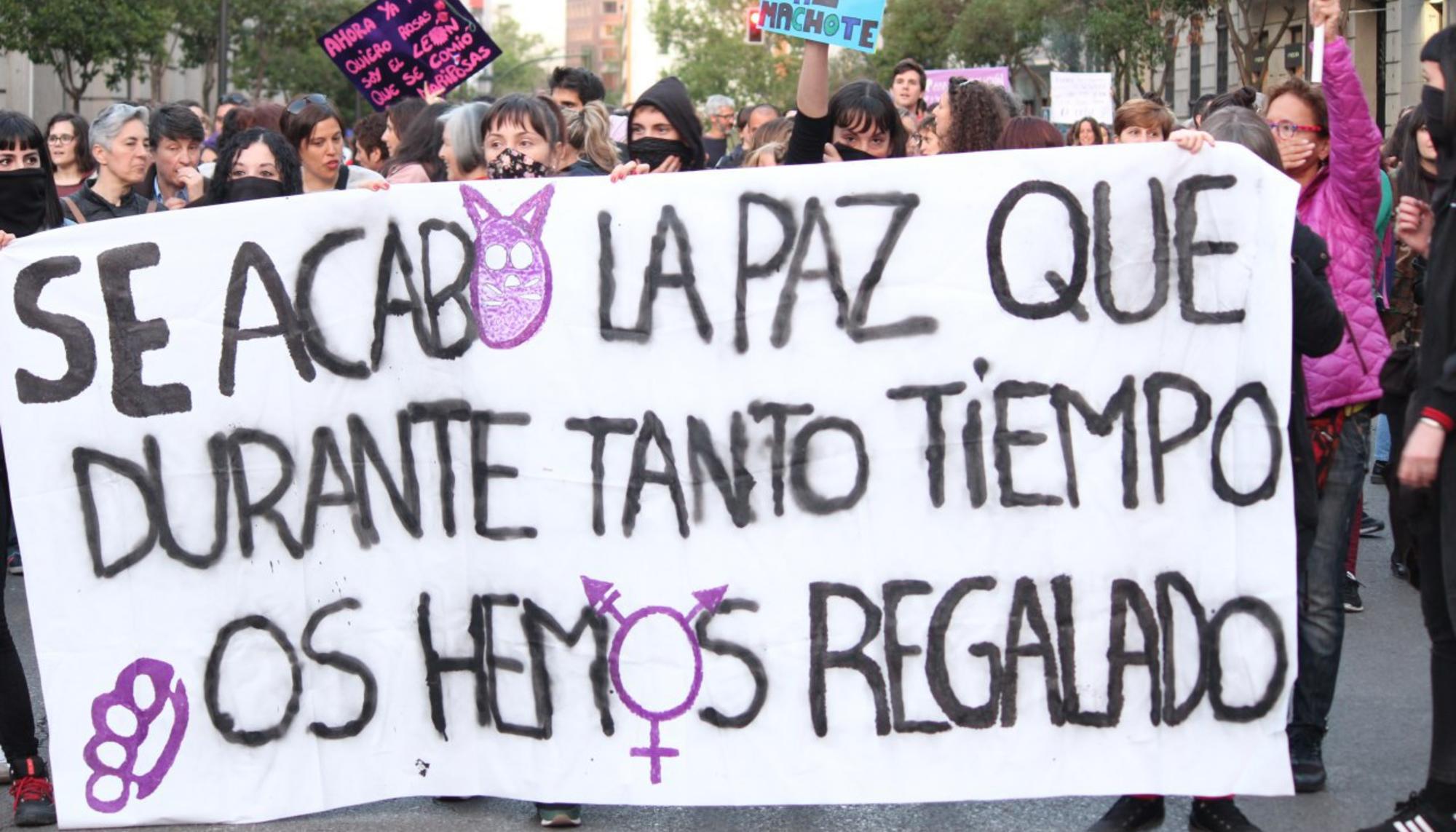 Manifestación feminista manada 2