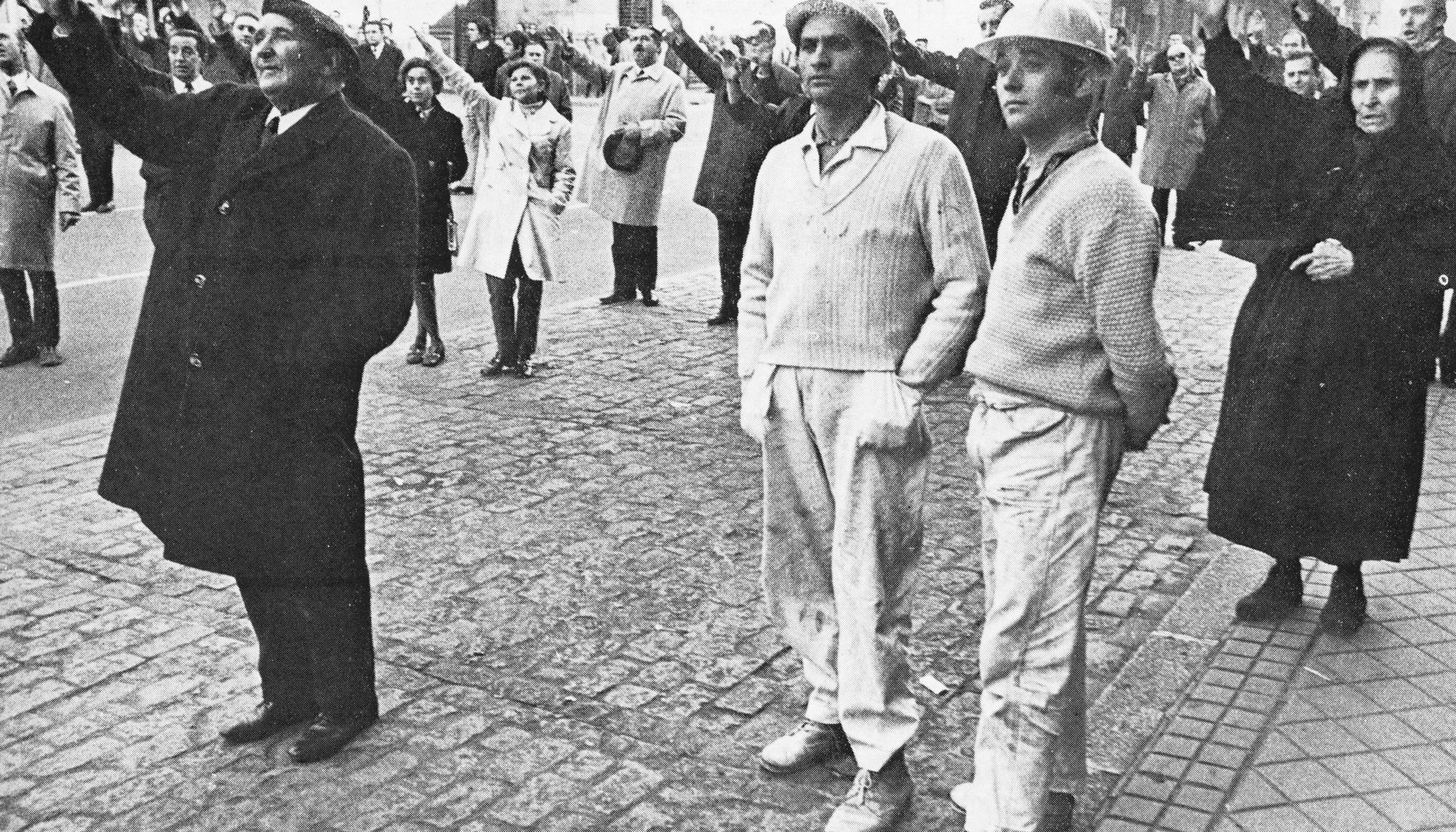 La plaza de Oriente de Madrid en 1970, por Jorge Rueda