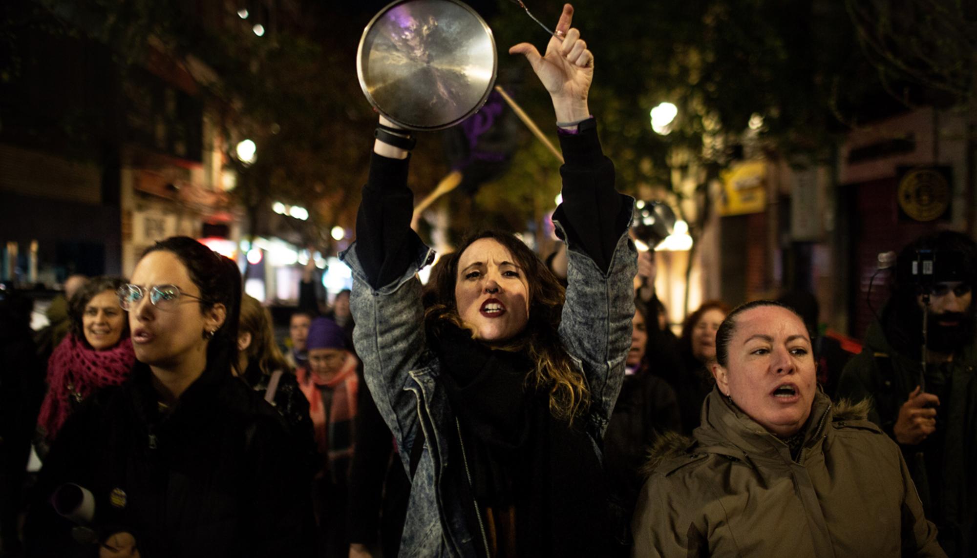 Caceralada por el 8M n la Puerta del Sol, Madrid - 15