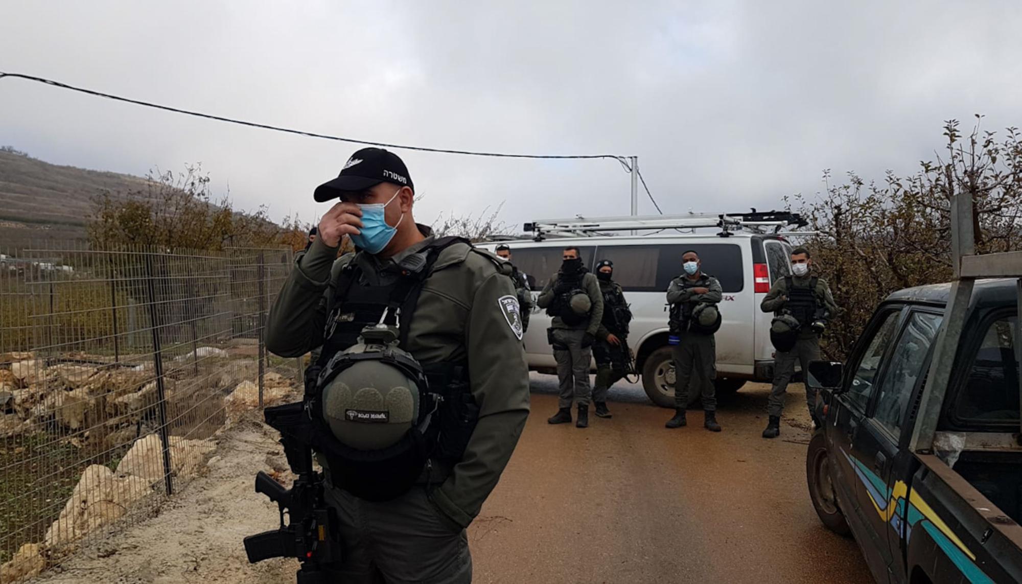 Altos del Golán. policía