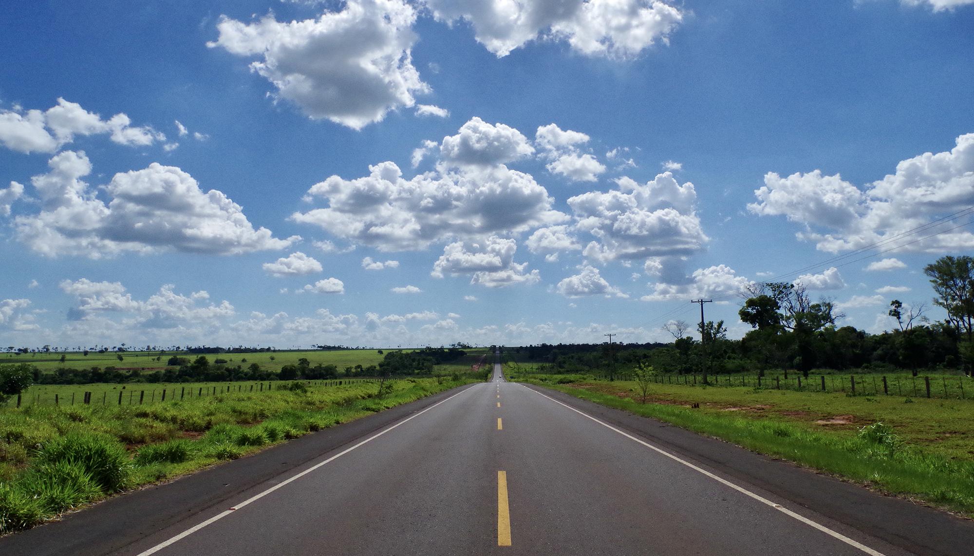 Paisaje agrario en el norte de Paraguay.
