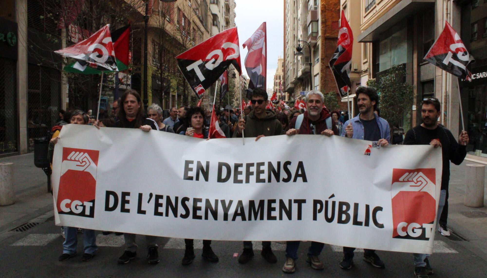 Huelga educativa pais valencia