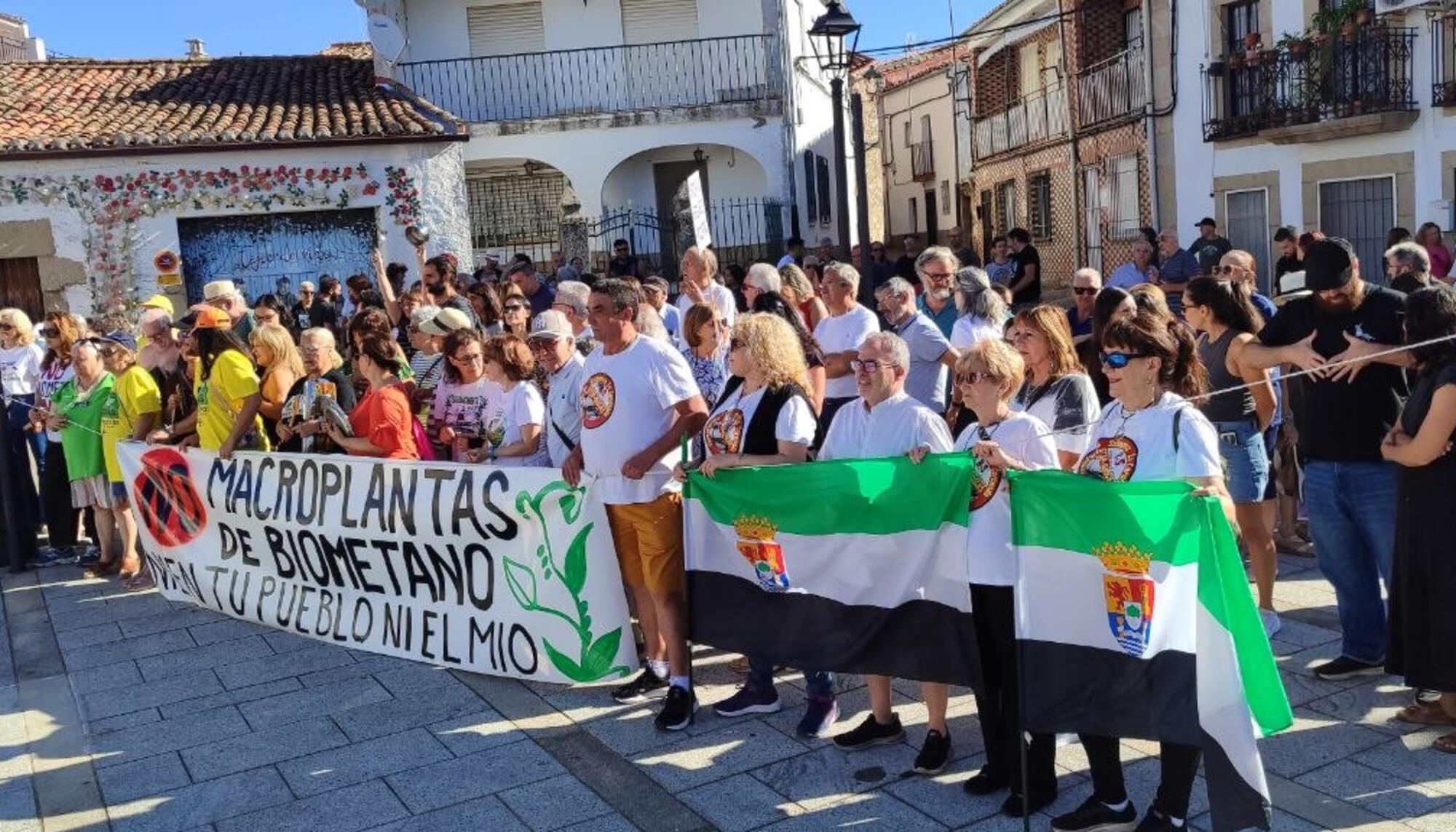 Biometano Extremadura concentración 2