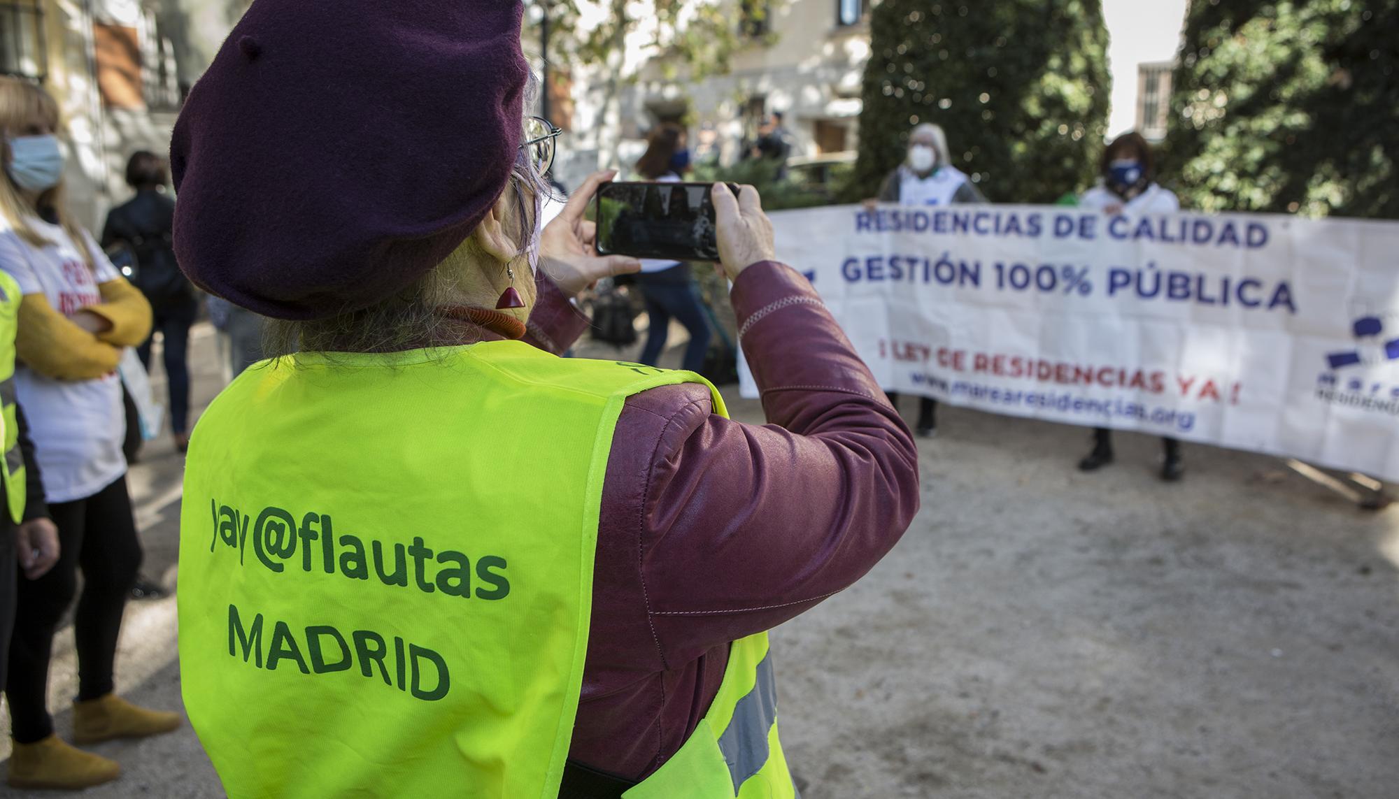 Concentración de la Marea Residencias por la inacción de la Fiscalía en las querellas por lo sucedido en las residencias de la CAM. - 2