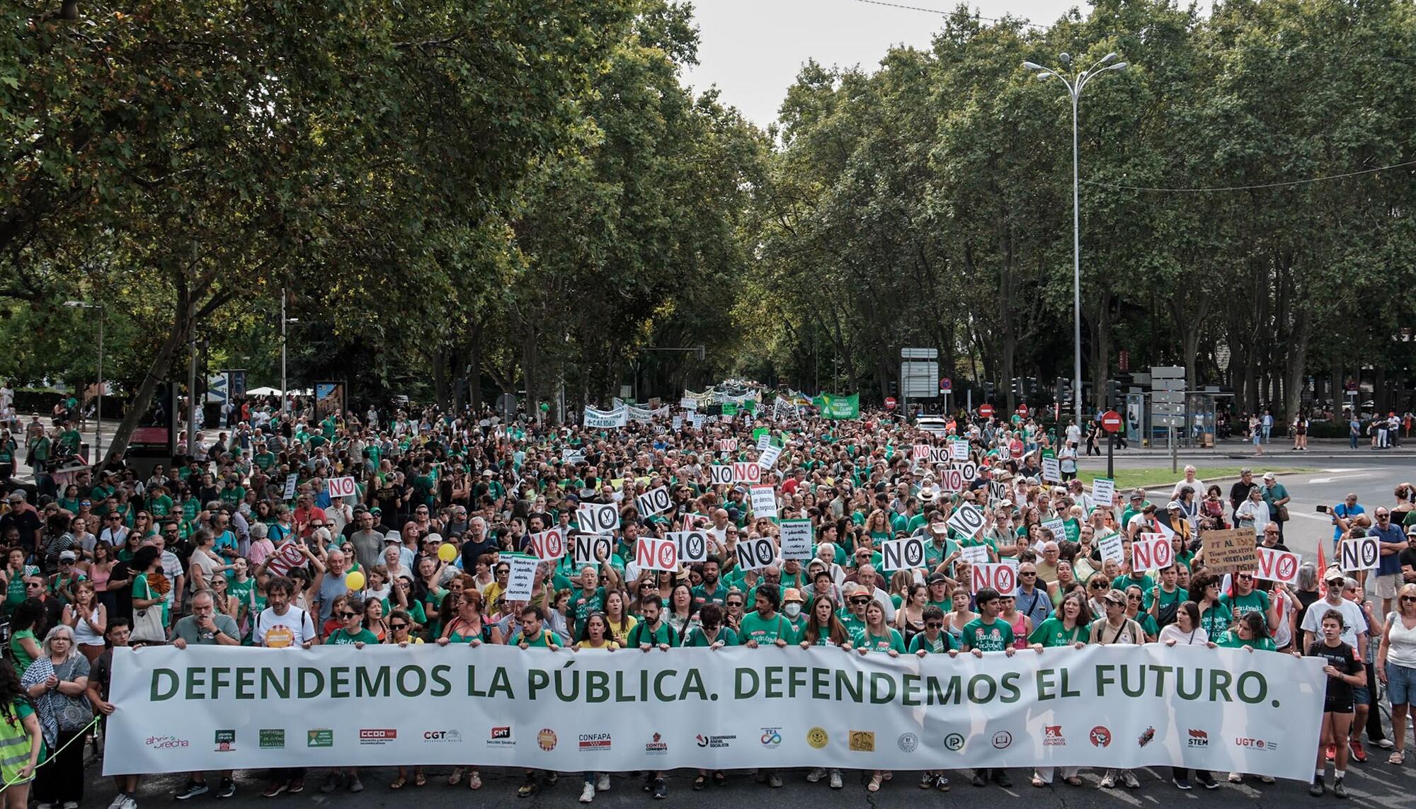 Manifestación por la educación pública 27 de septiembre de 2026