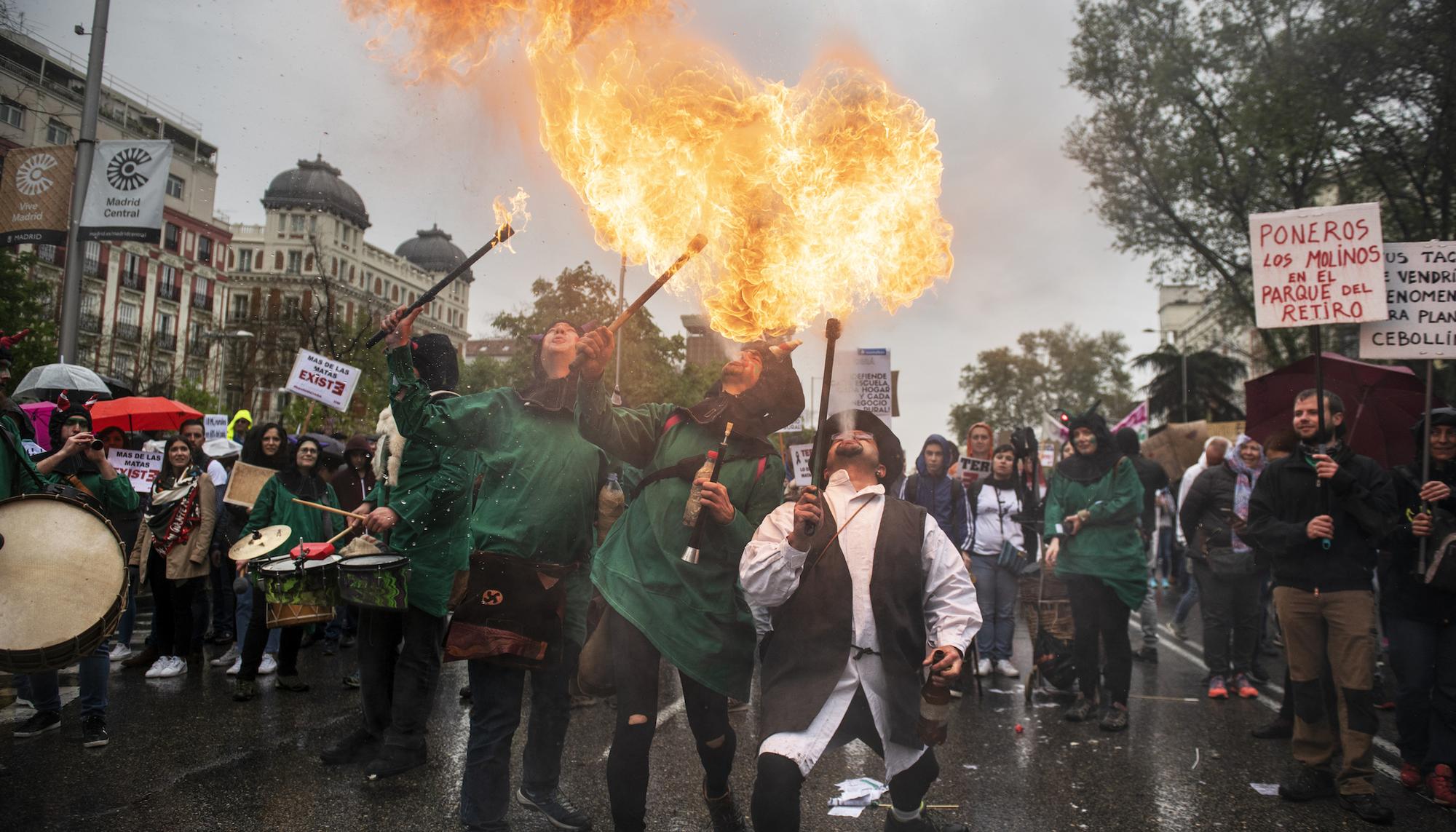 España vacia fuego