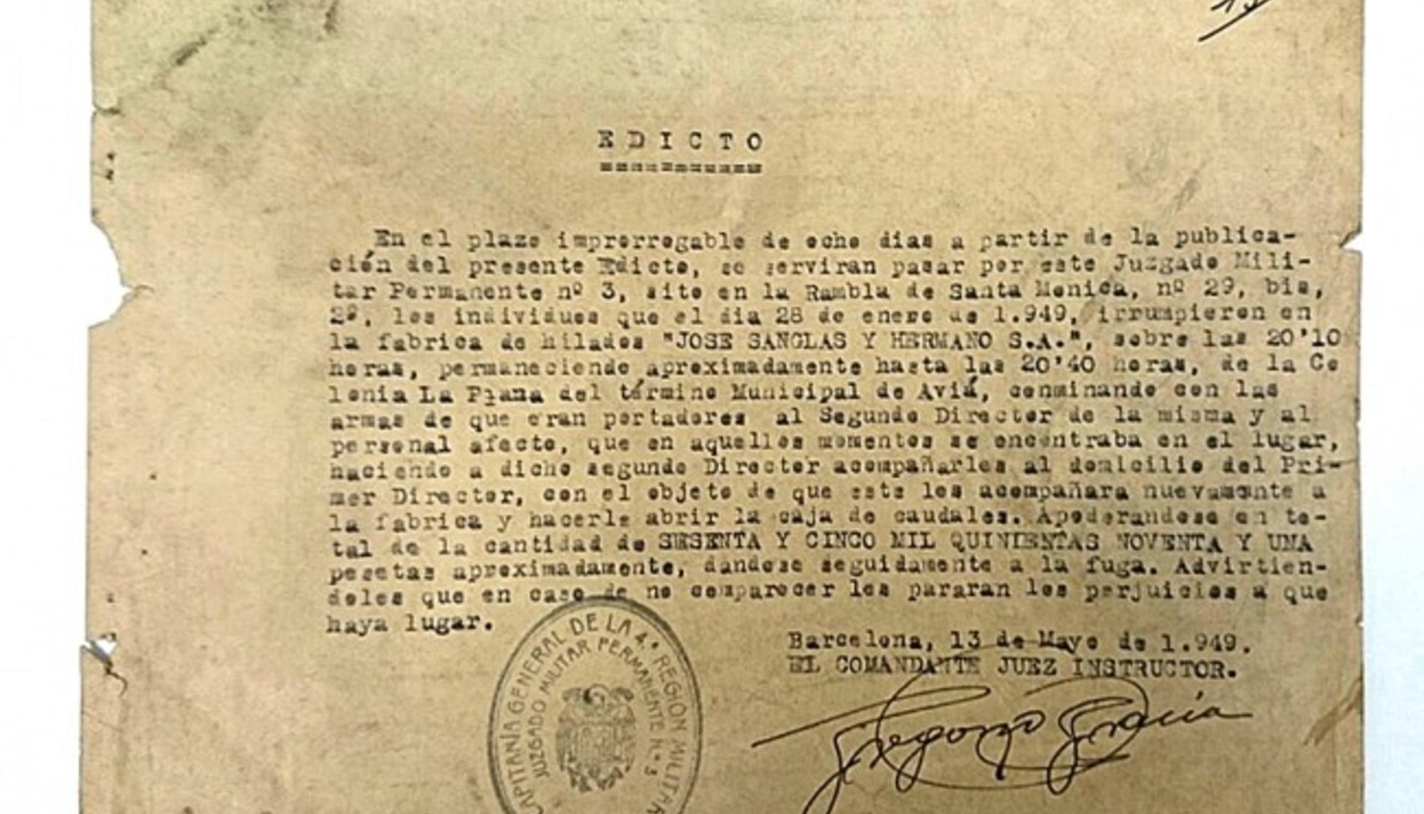 edicto benemérito