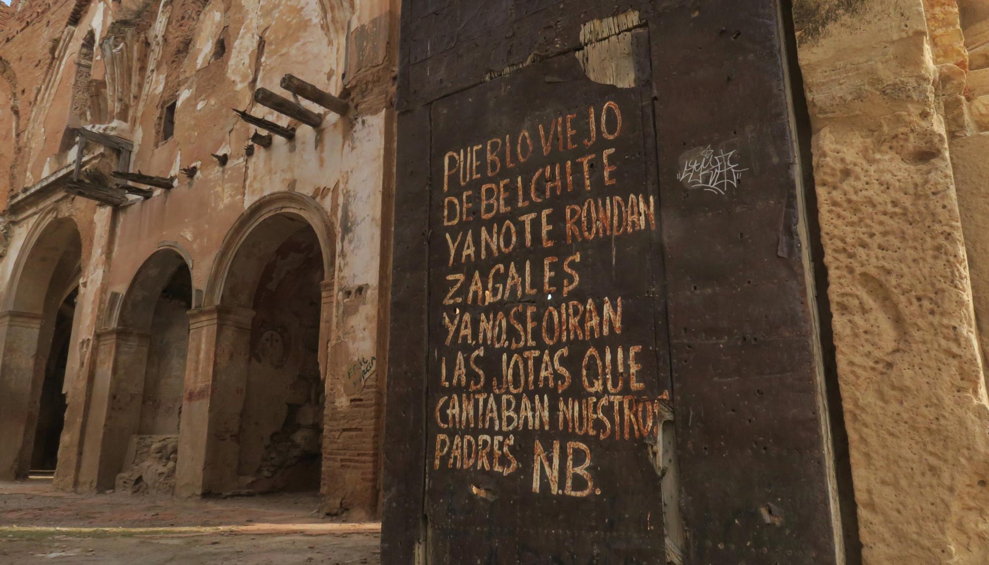 Pintada en Belchite