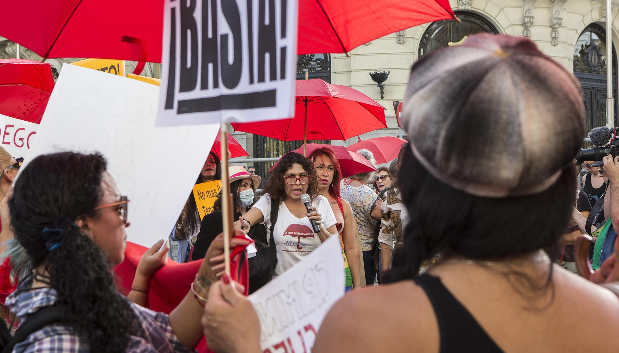 Concentración en contra de la Ley Abolicionista-Prohibicionista en Madrid. 4 de octubre de 2022 - 1