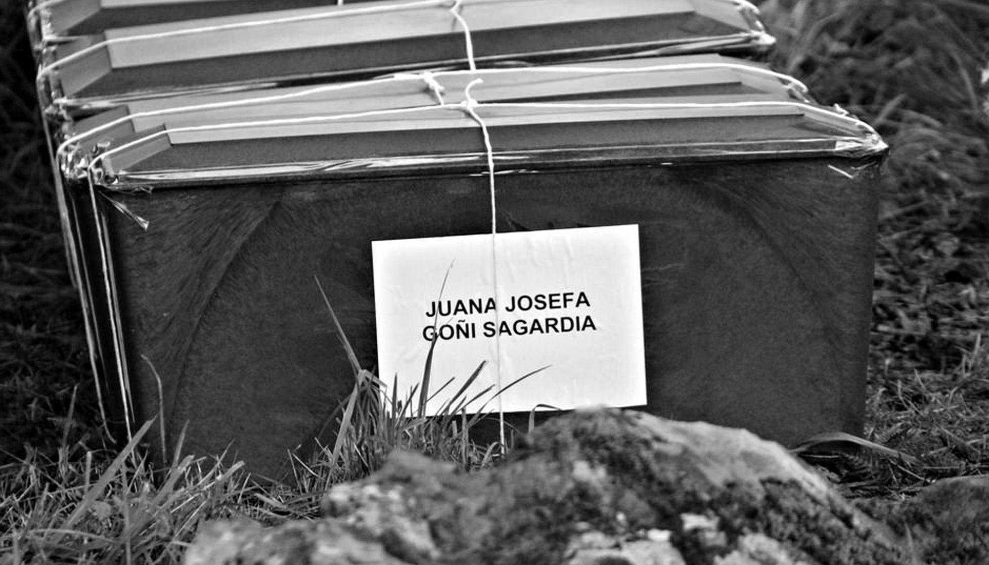 Exhumación de Juana Josefa Goñi