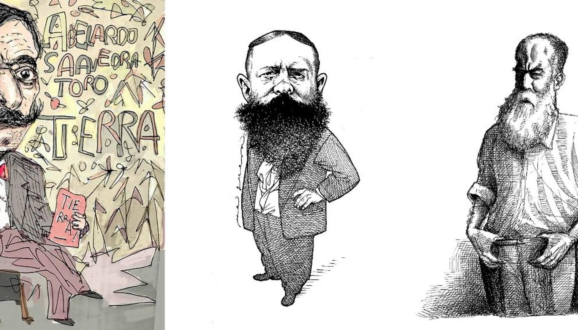 Caricatura abelardo saavedra