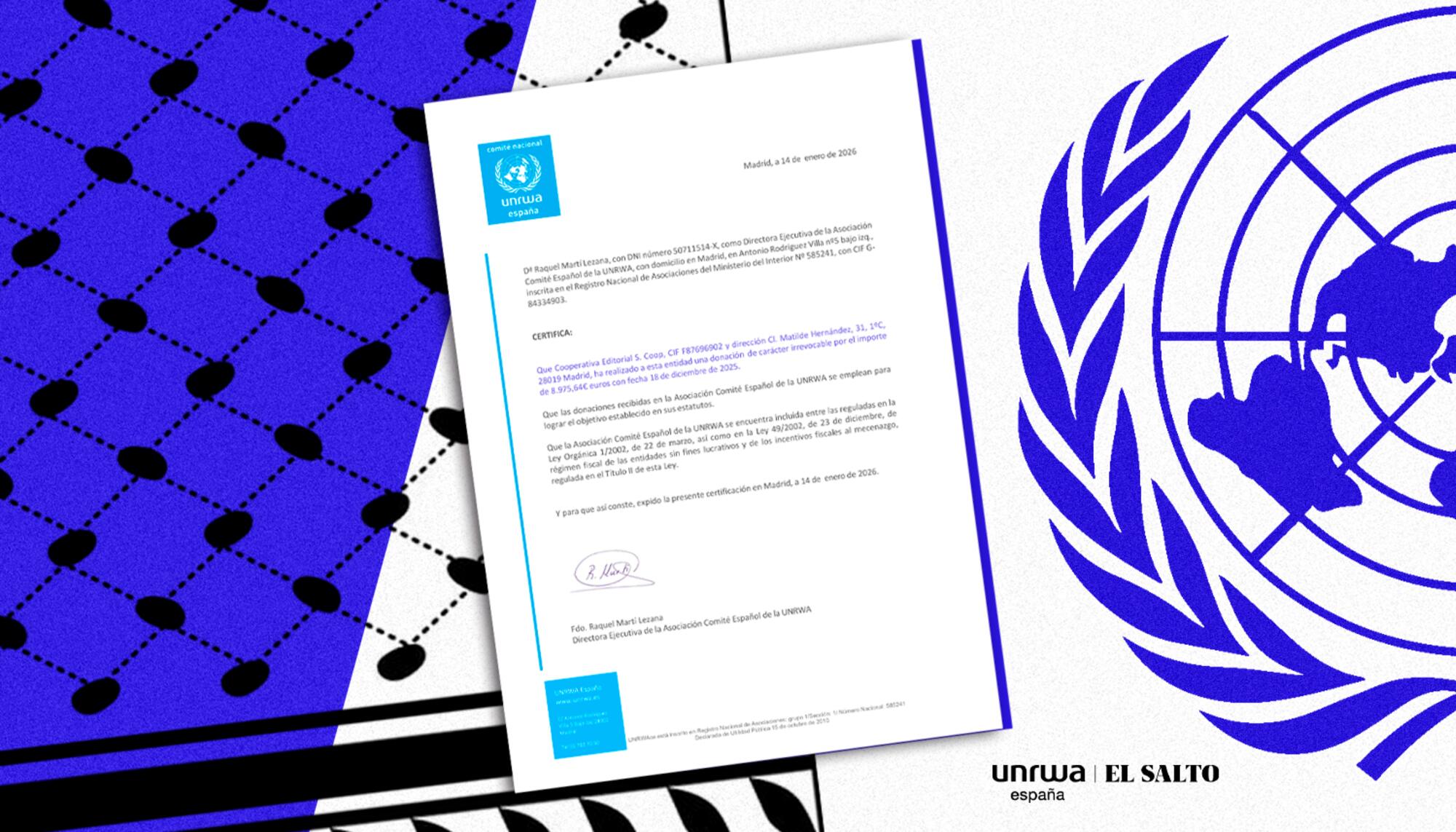 Post cuentas UNRWA 2025