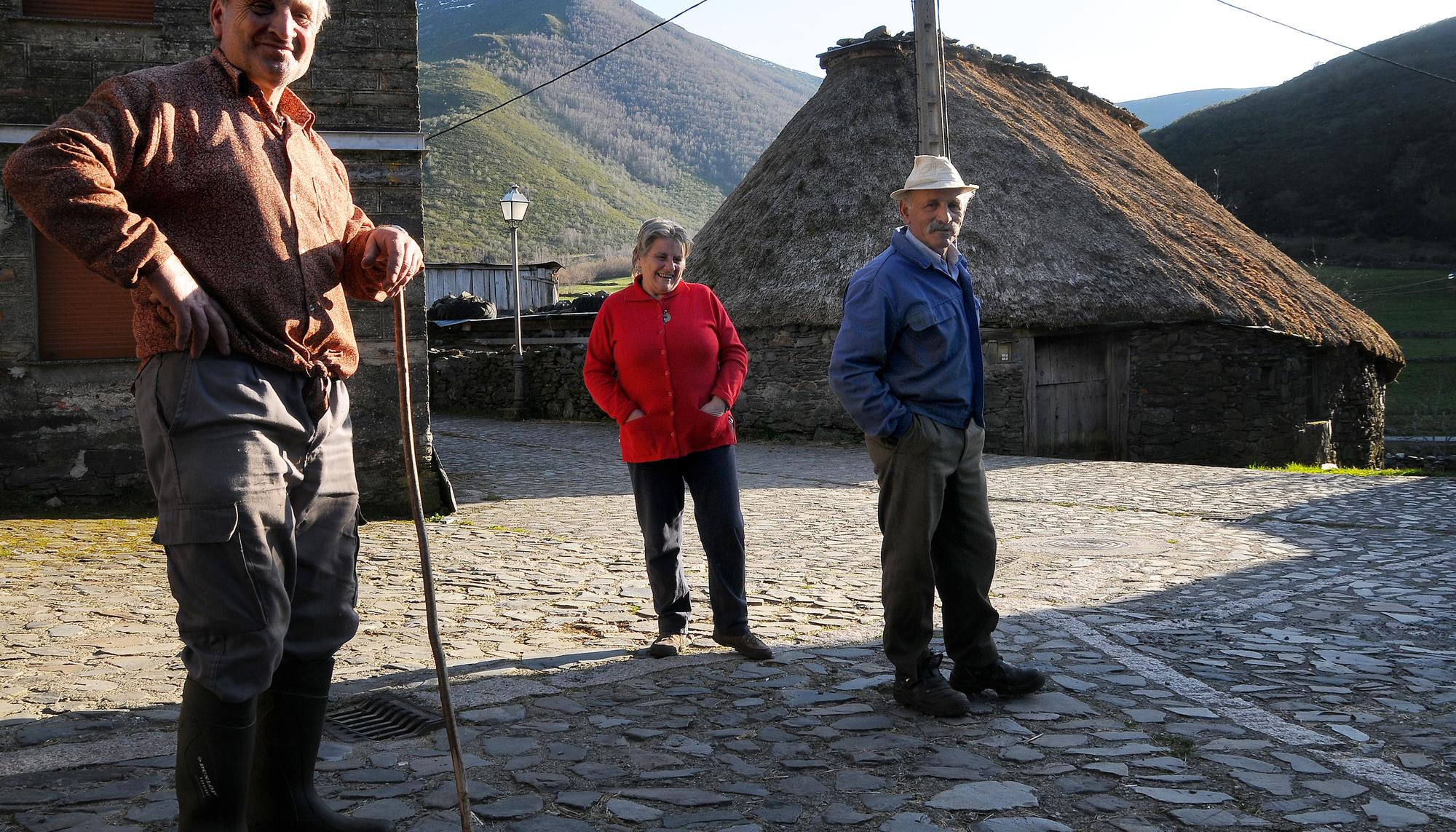 Jose Maria, Celia e Manuel en Balouta. 