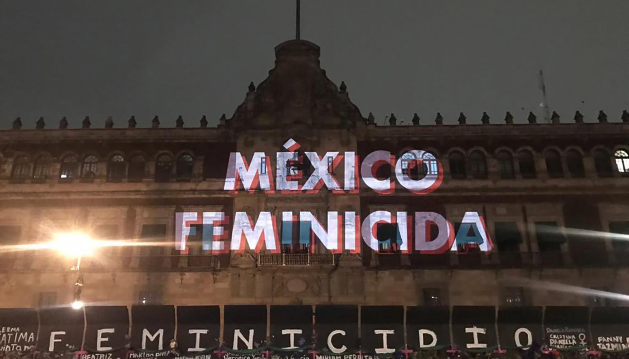 mexico DF Muro feminicidios