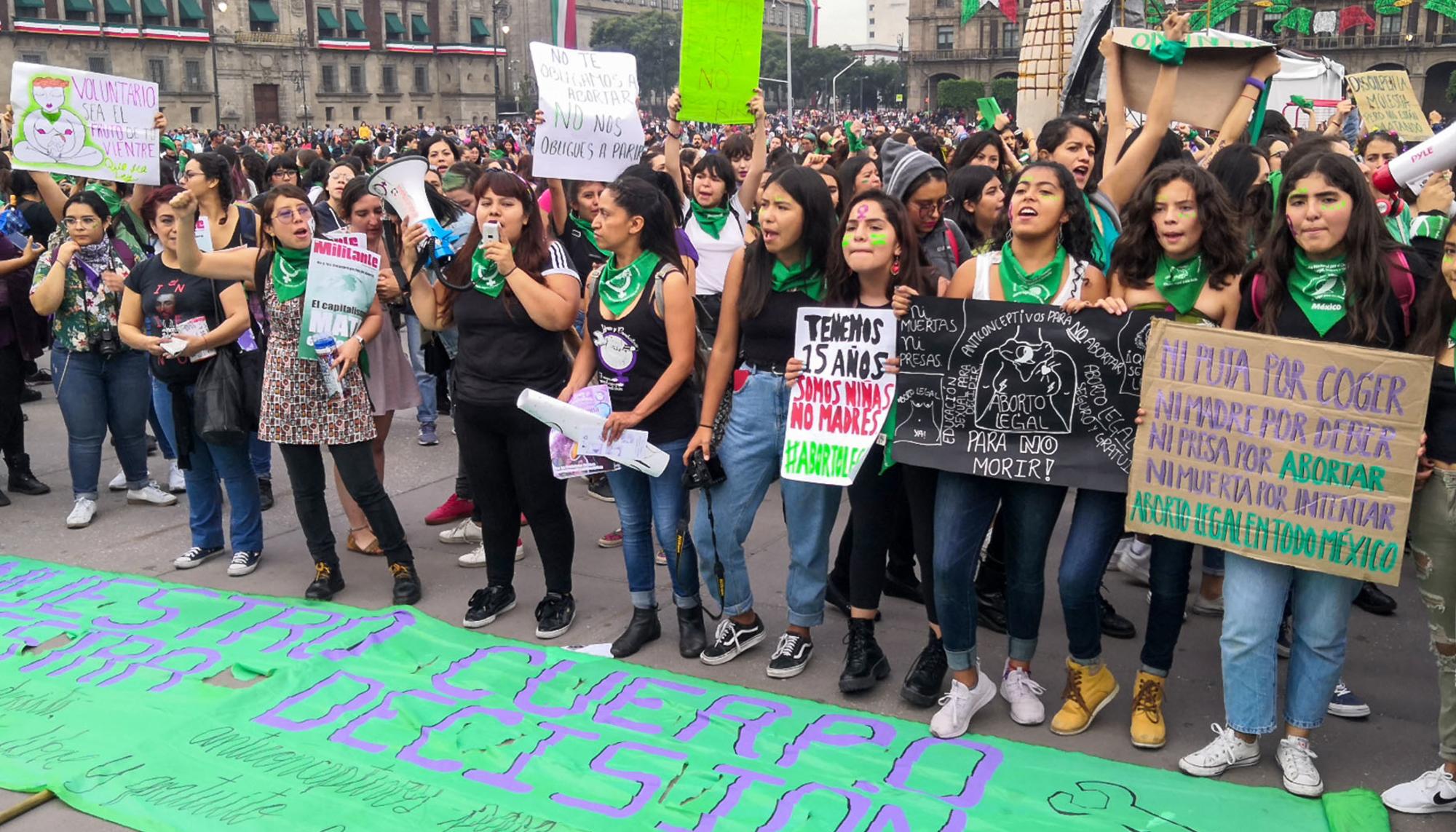 Marcha Aborto Mexico 2019