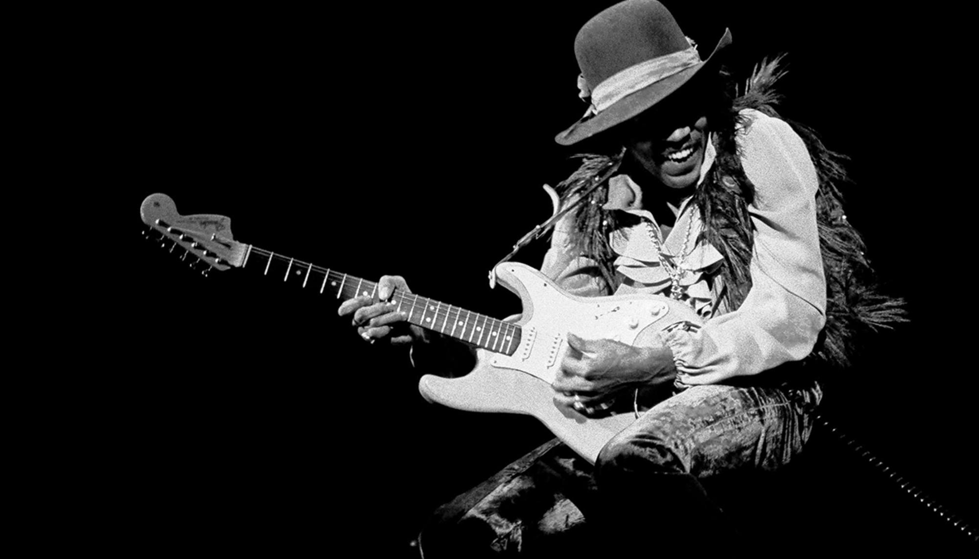 Jimi Hendrix en concierto en mayo de 1968
