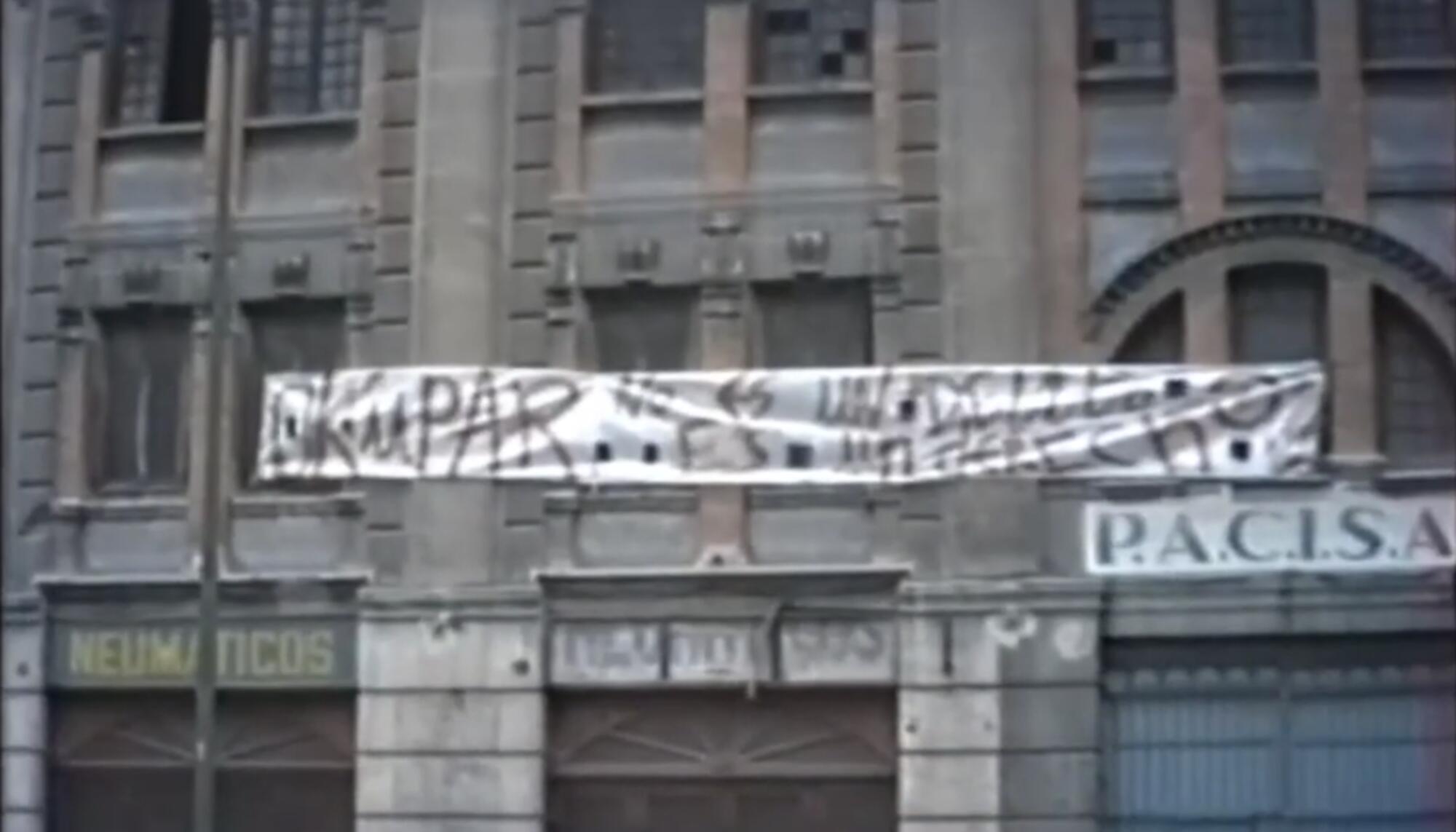 Okupa Pacisa, Ronda de Atocha, 35, Madrid abril de 1987