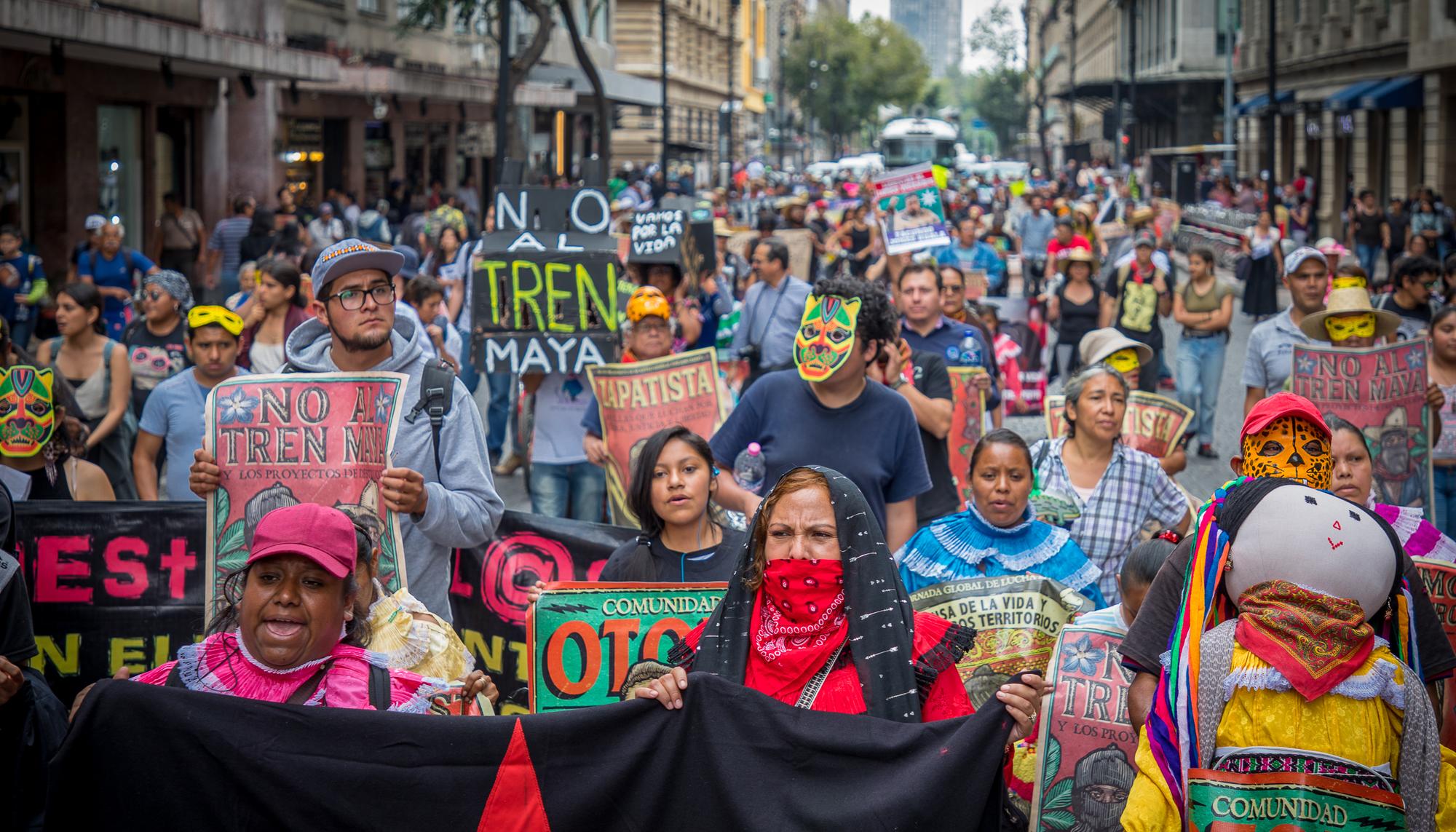 No al tren maya. Foto: Francisco Lion - 3