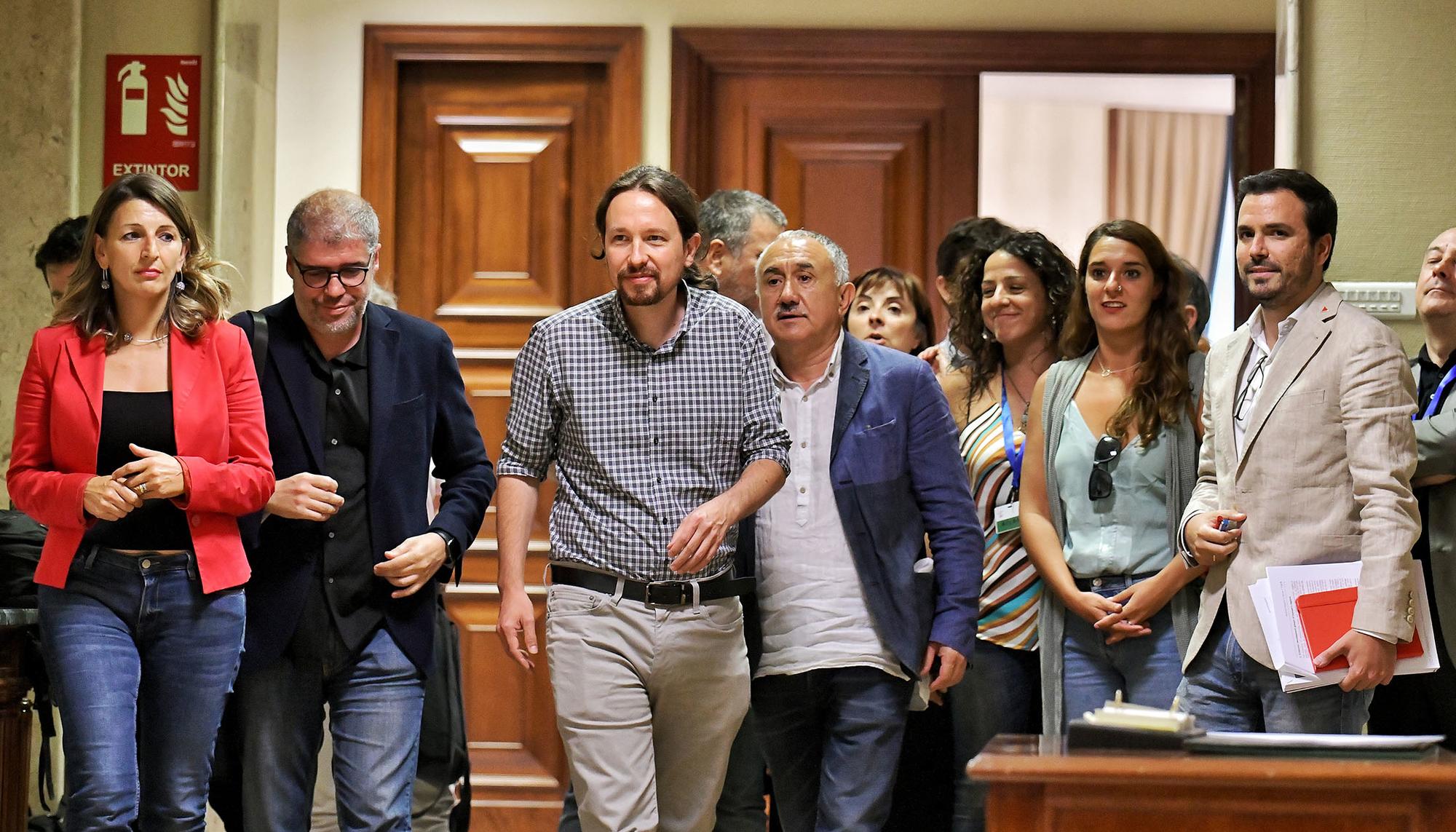 Reunión Sindicatos Podemos