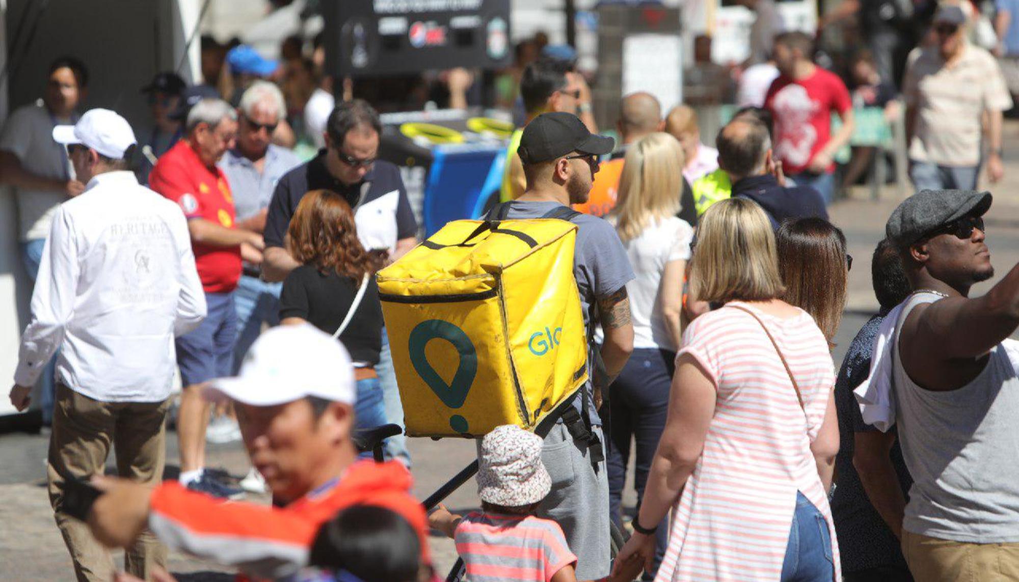 Repartidor de Glovo en Madrid