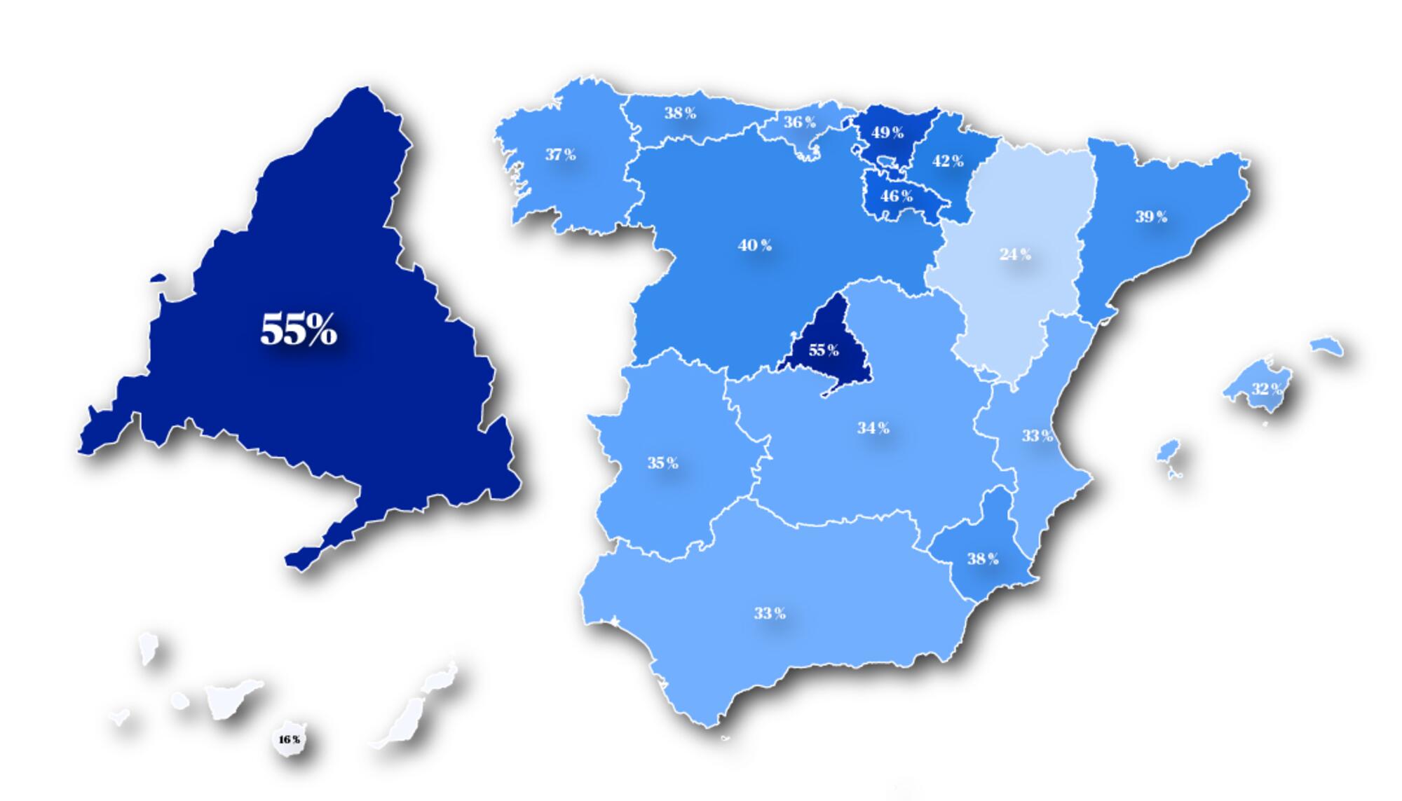 Horas extras no pagadas mapa