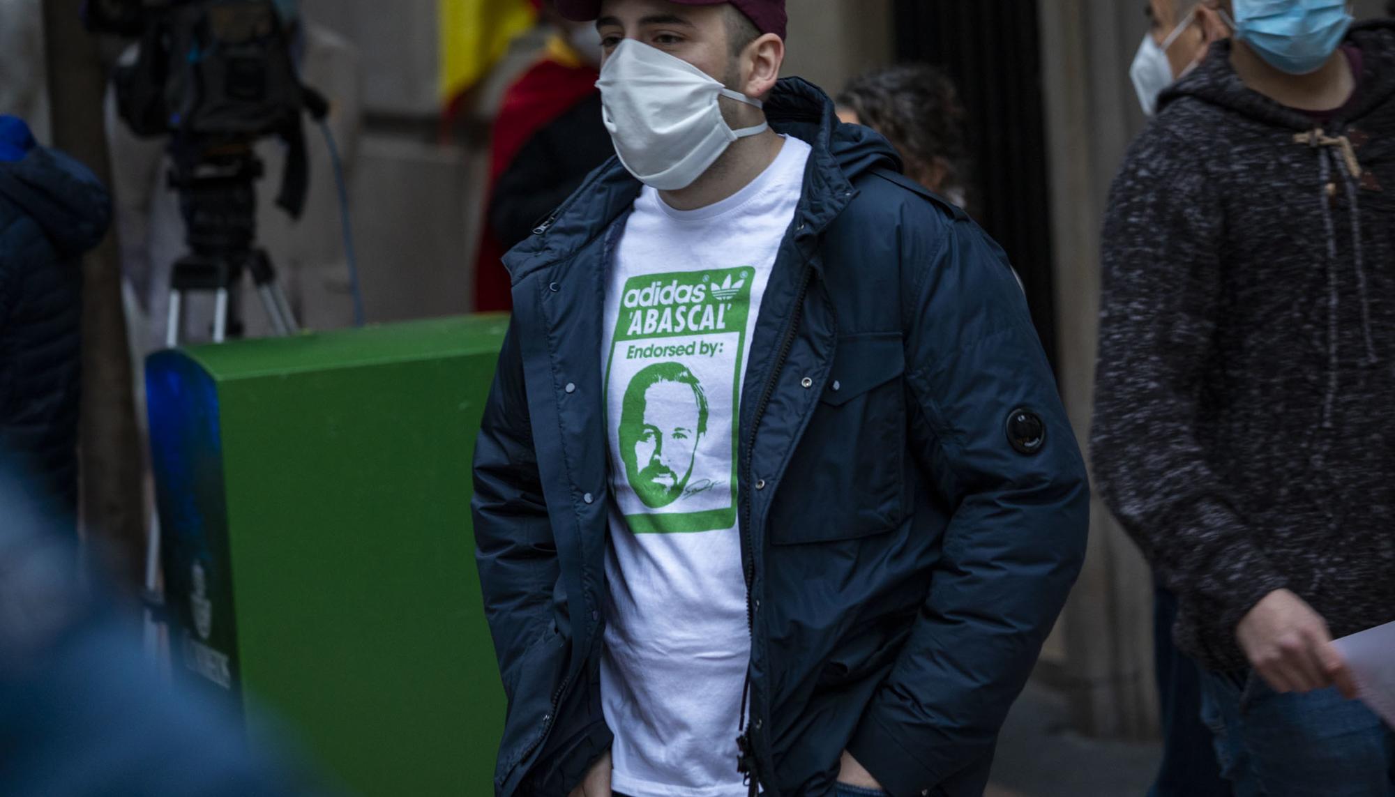 Manifestación facha contra gobierno barrio Salamanca  - 3