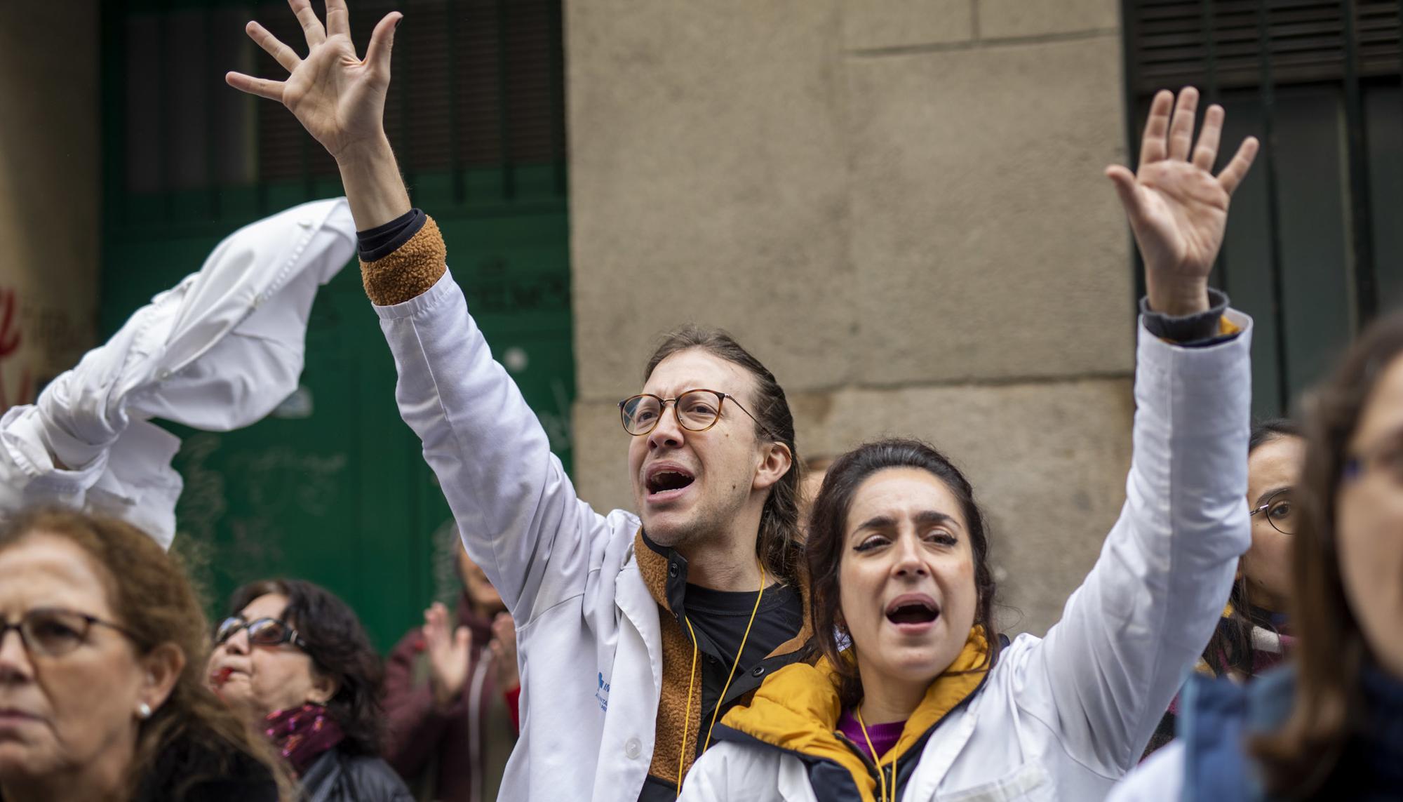 Manifestación huelga médicos primaria - 11