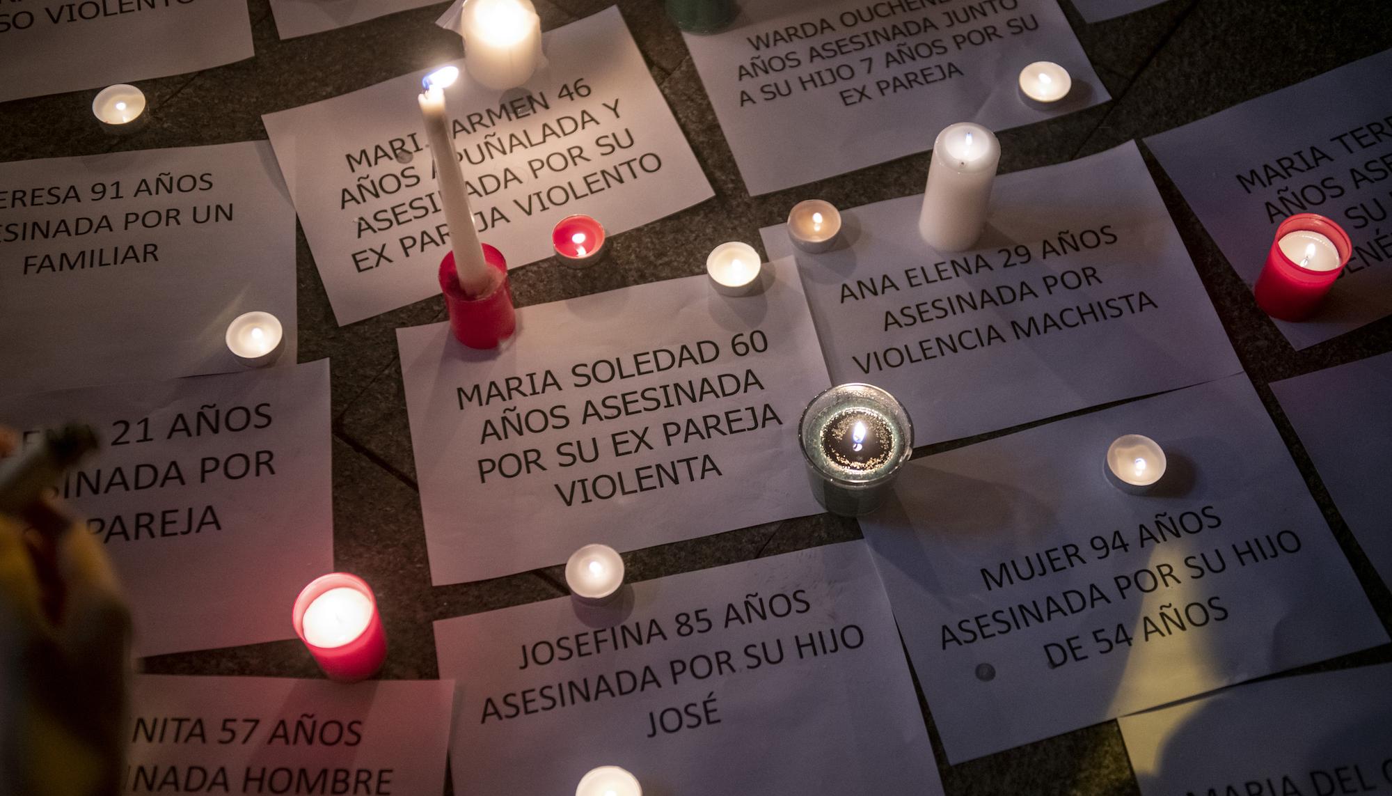 Concentración feminista en Madrid en protesta por los  asesinatos machistas - 9