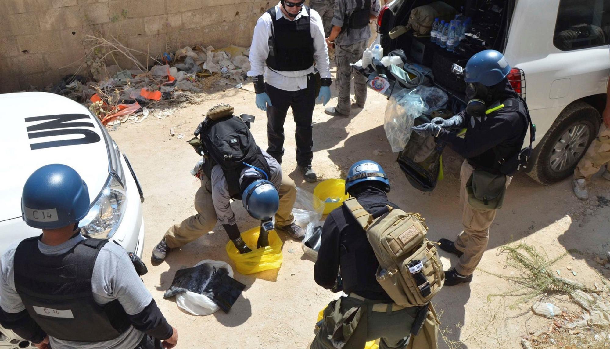 Inspectores armas químicas Siria