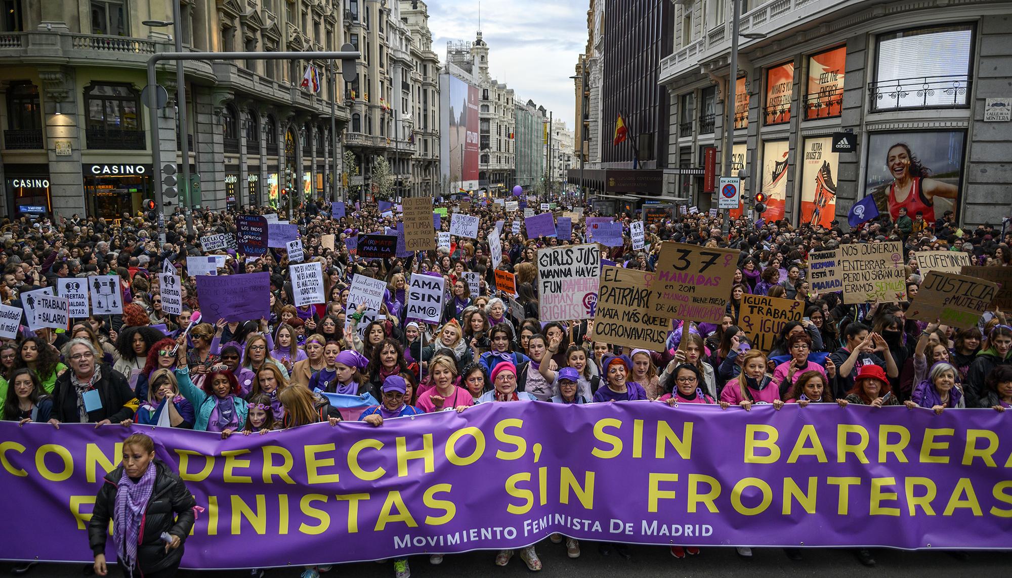 Cabecera de la manifestación