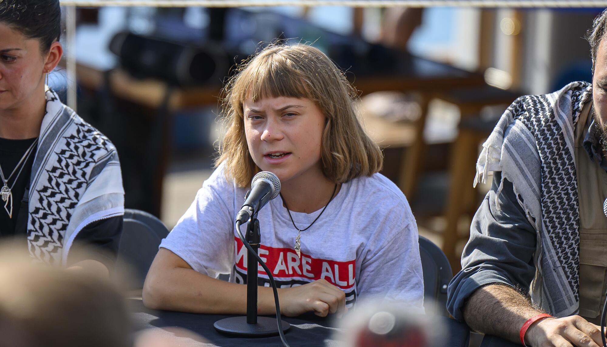 Greta Thunberg Flotilla Barcelona