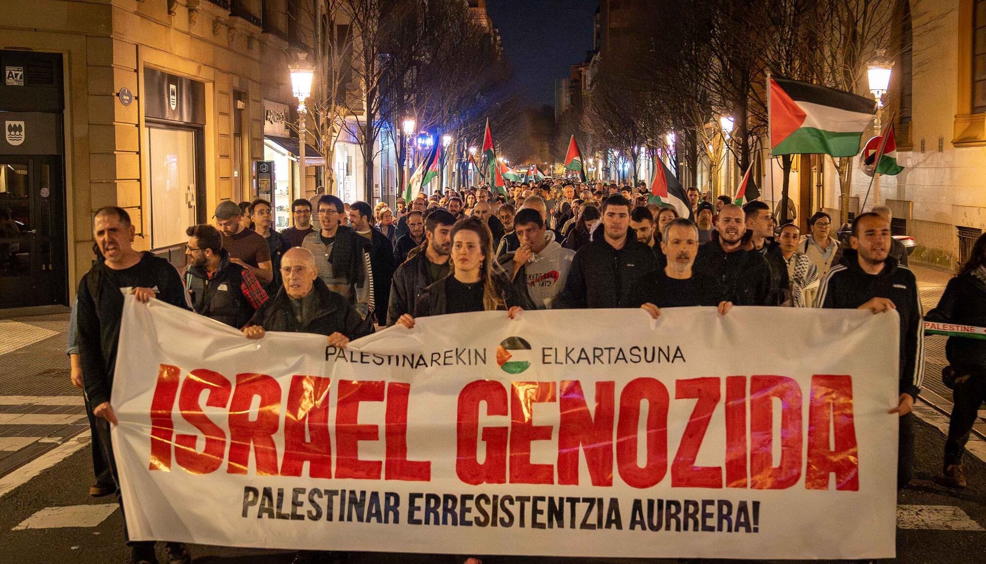 Movilización de Palestinarekin Elkartasuna en Donostia - 5