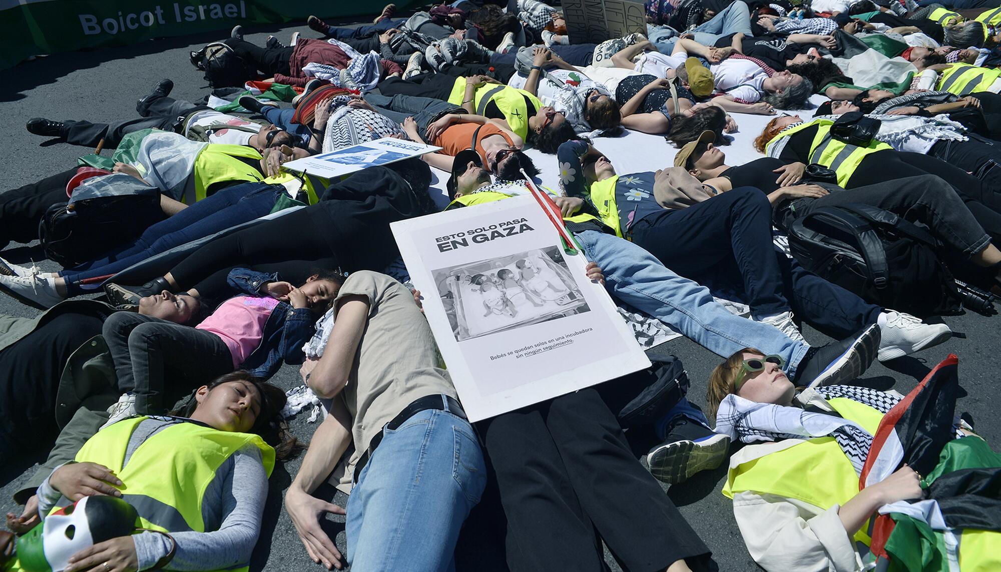Manifestaciones País Valenciá solidaridad con Palestina 20-21 abril  - 8