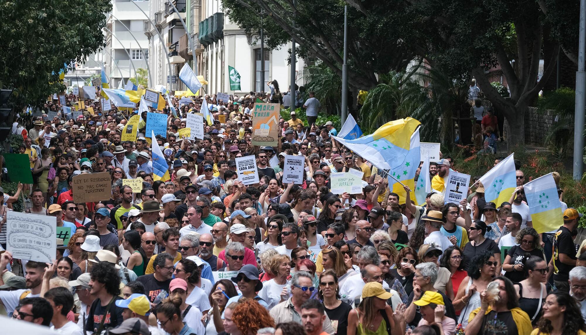 Manifestación Canarias se agota - 2