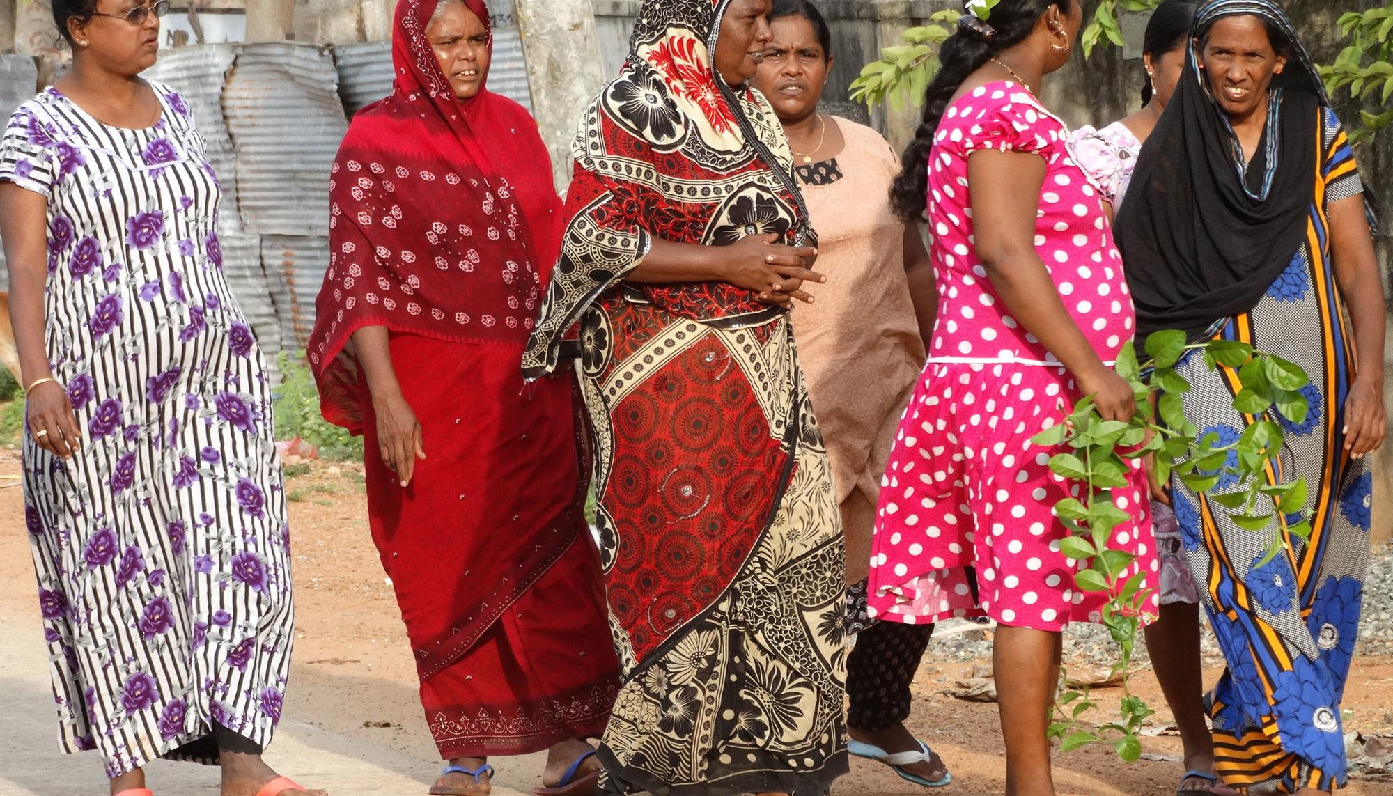 Mujeres en Mannar Sri Lanka