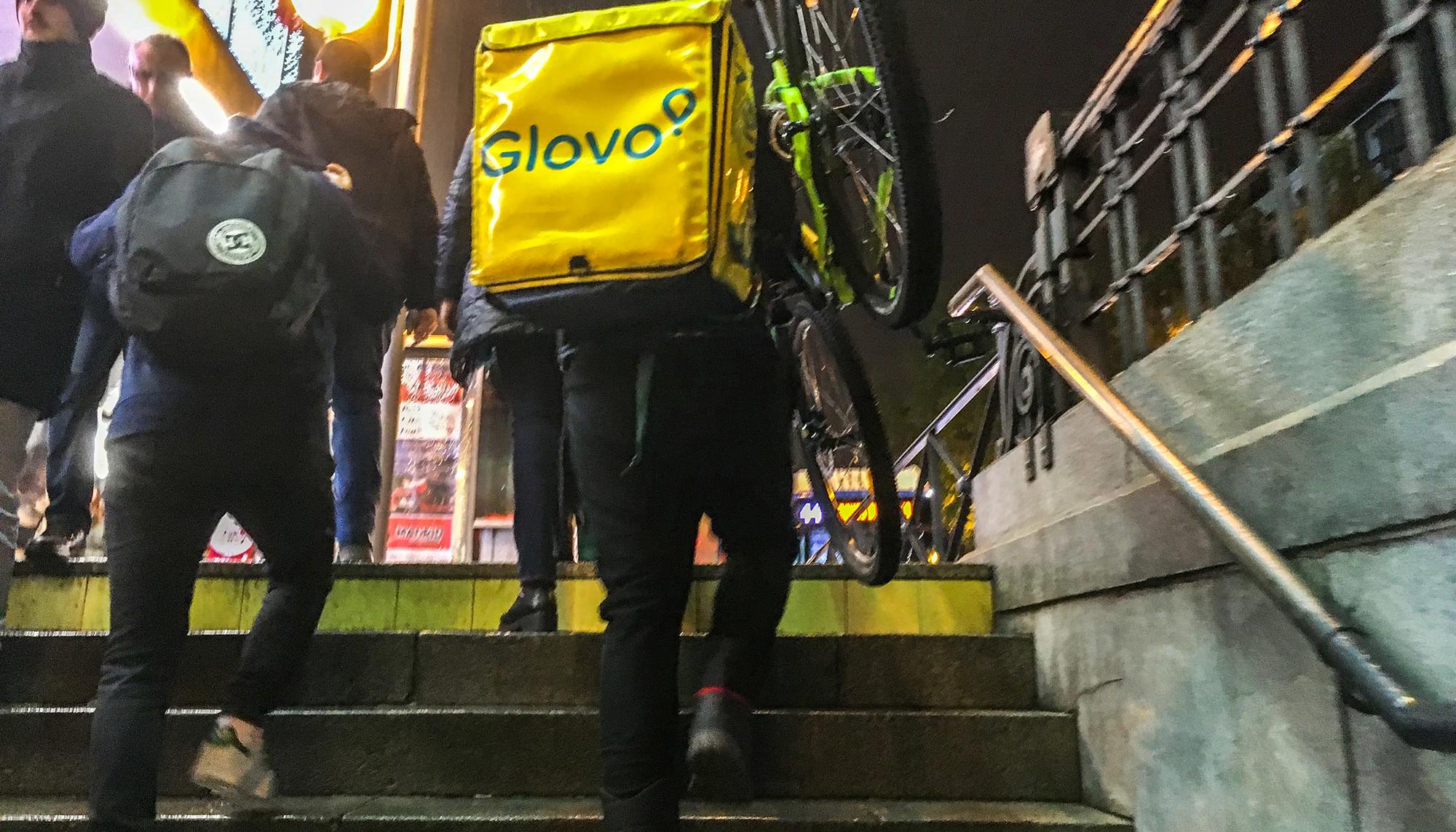 Glovo Metro trabajador