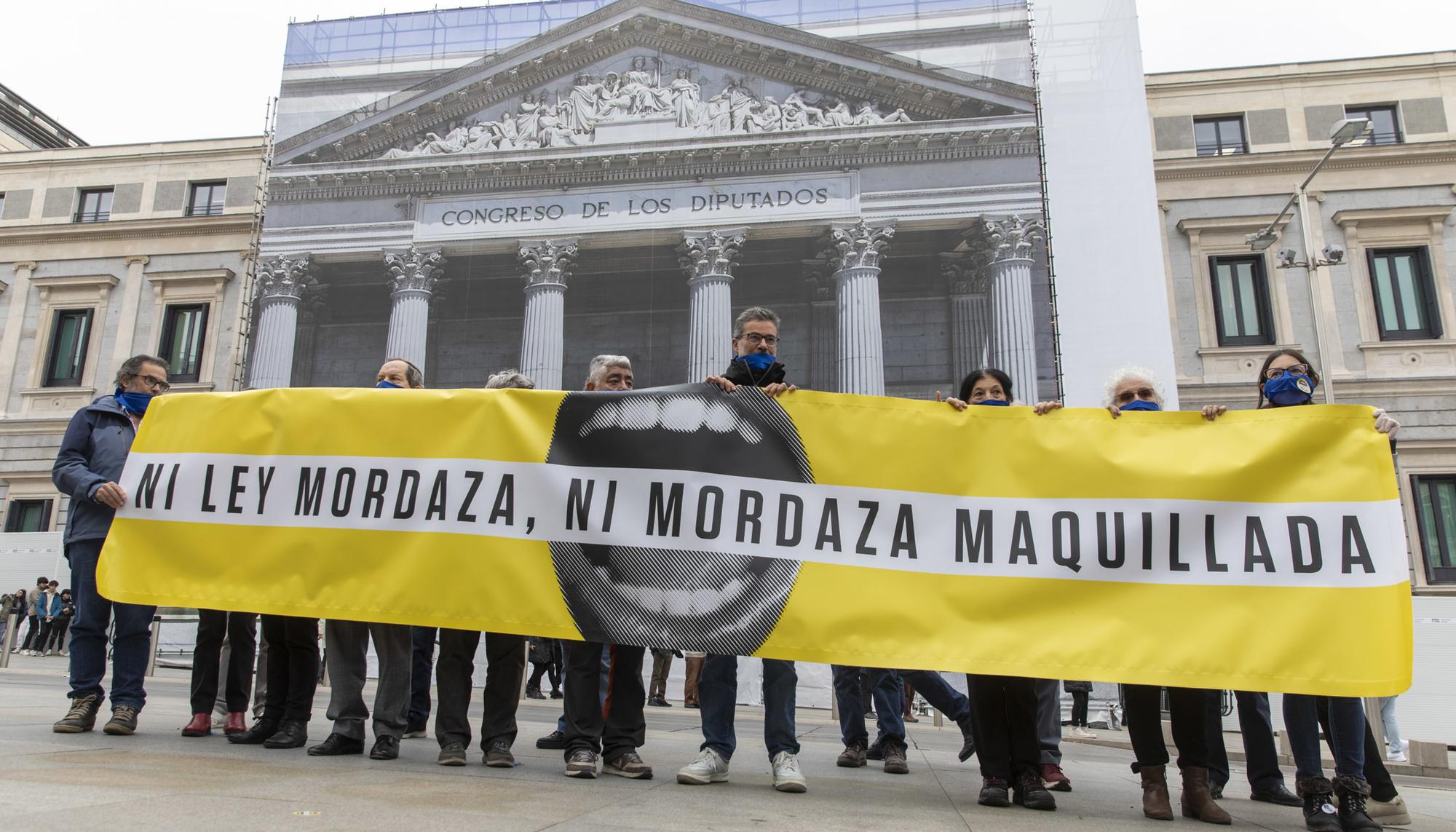 Ley Mordaza 12 horas amordazados Congreso - 1