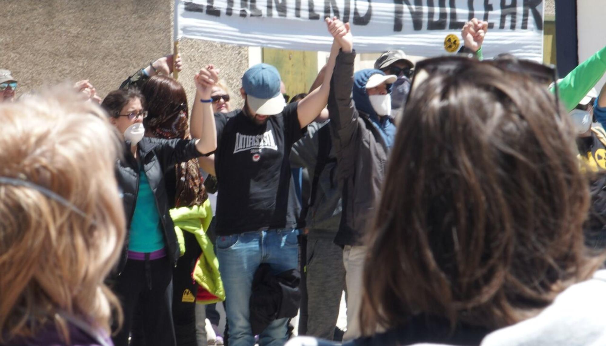 Manifestación contra el ATC de Villar de Cañas