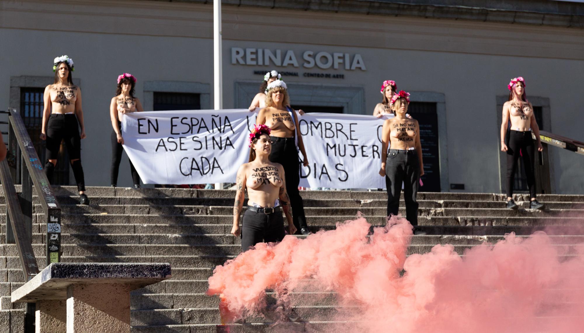 Femen Reina Sofia asesinatos machistas - 1