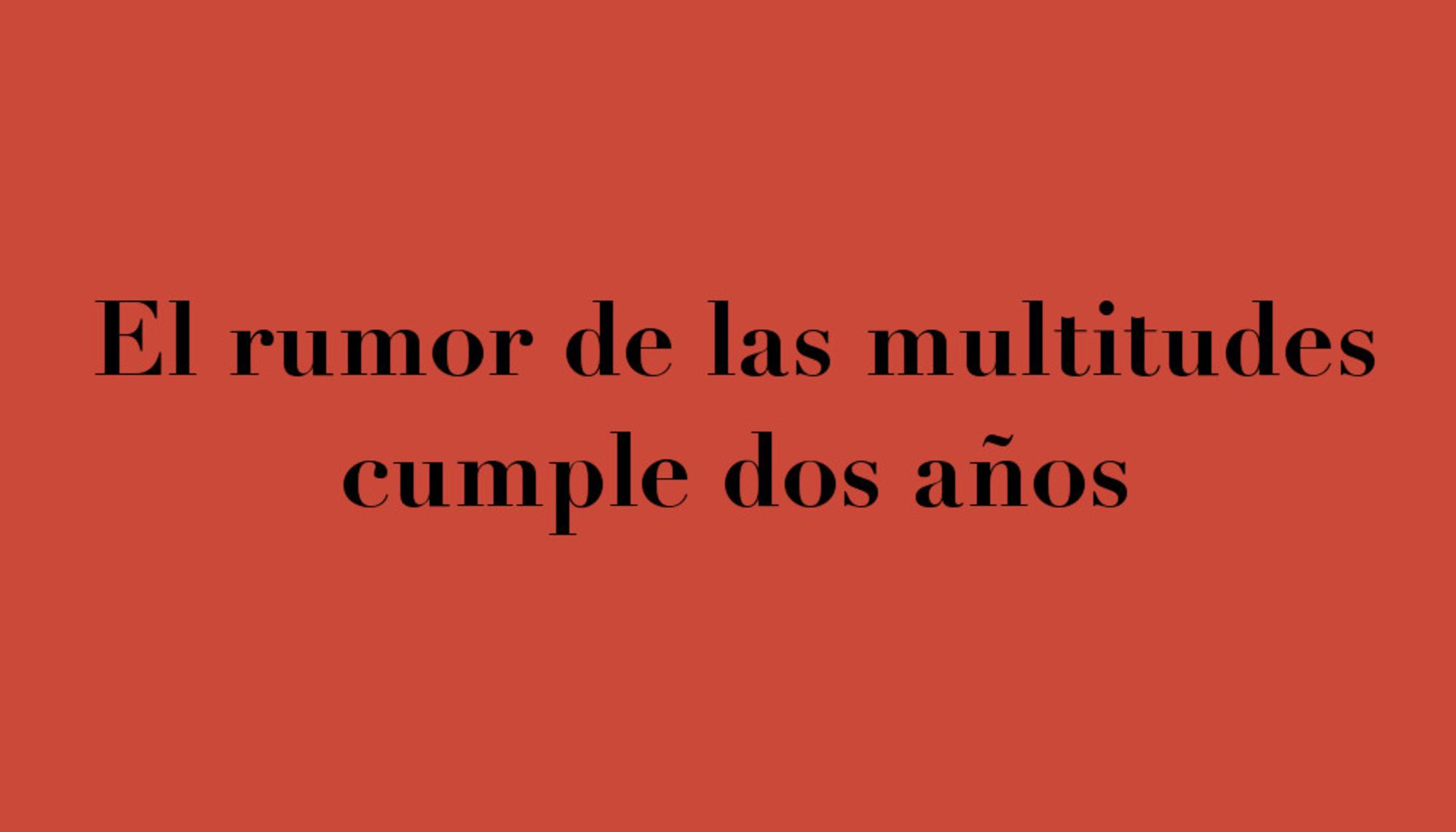 Rumor multitudes