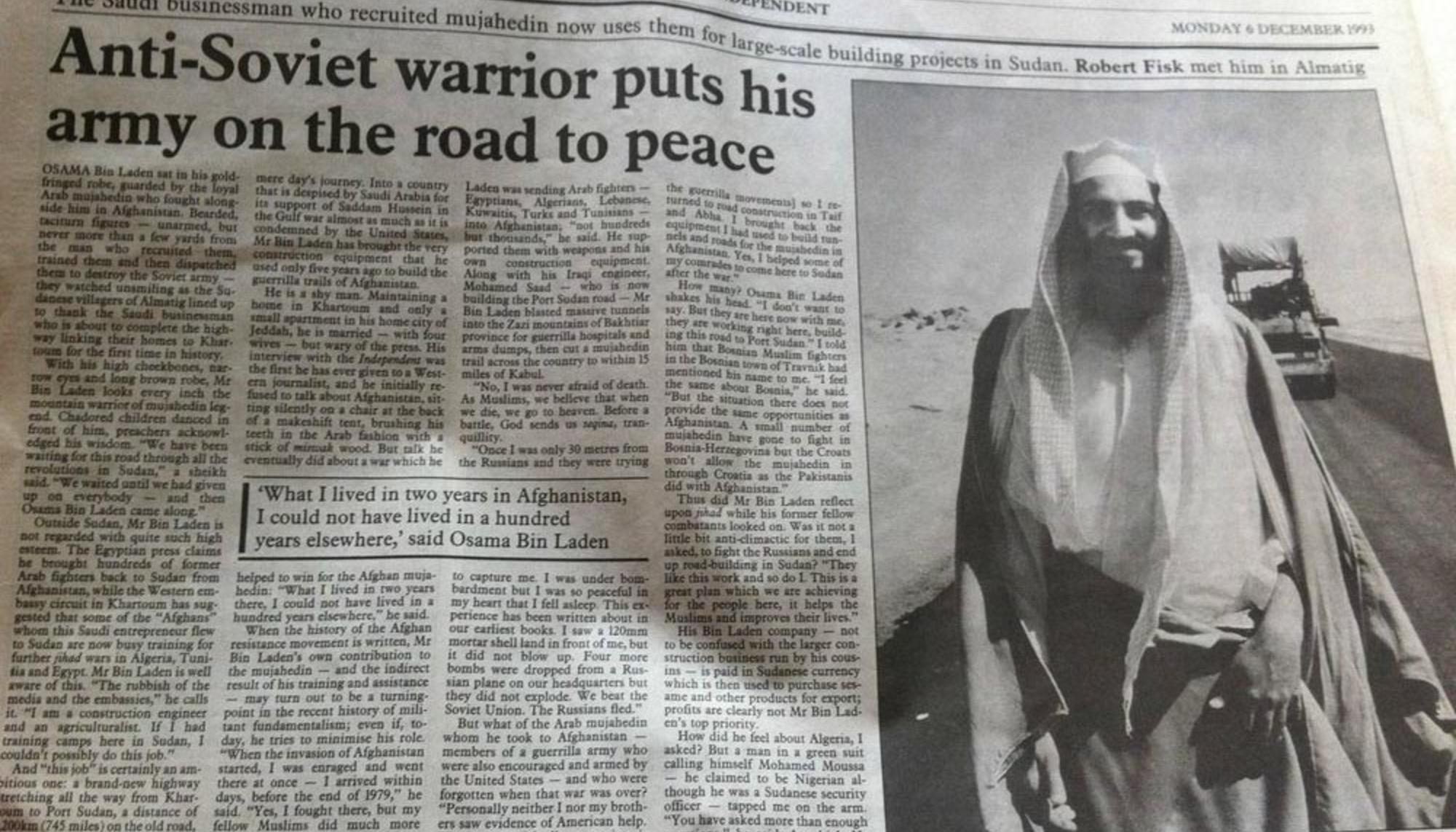 Bin Laden, amigo