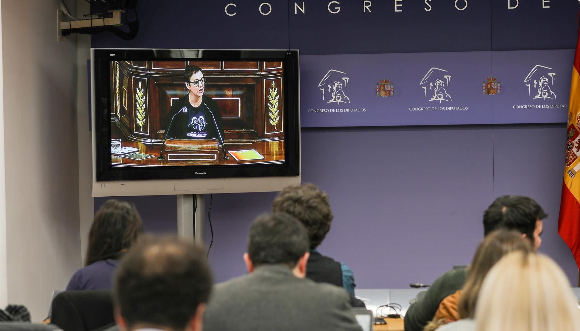 Sesión de investidura desde la sala del Congreso de los Diputados - 2