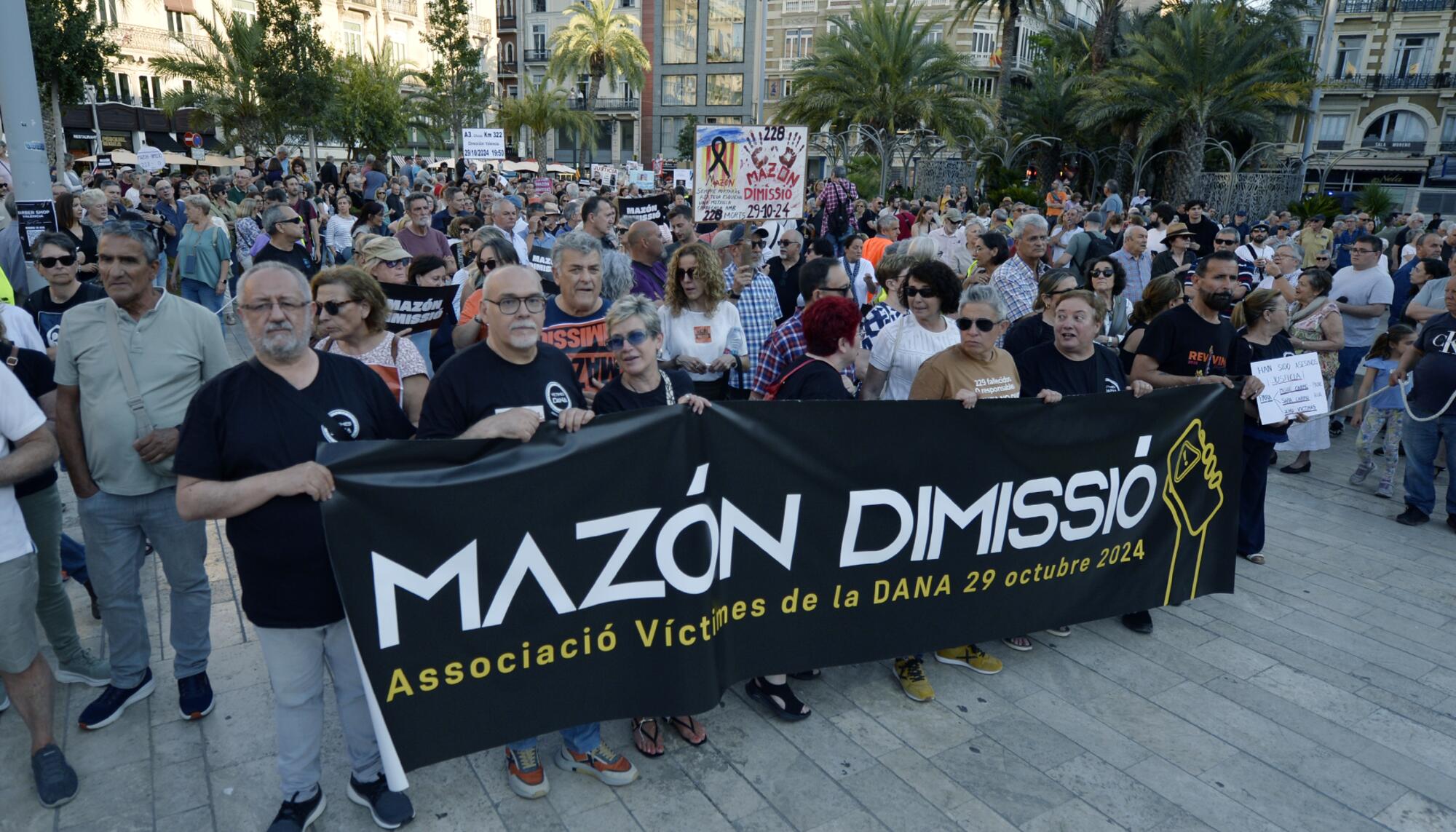 Séptima manifestación Mazón Dimisisó, dia de la huelga - 4