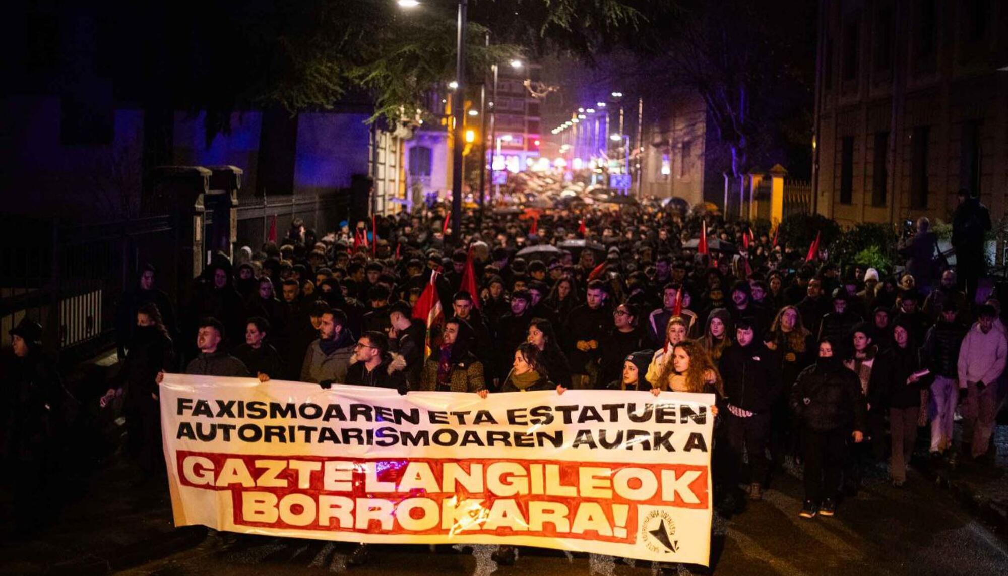 Contra el fascismo, ni un paso atrás: las juventudes socialistas de Euskal Herria convocan marchas en Iruñea y Bilbao - 4