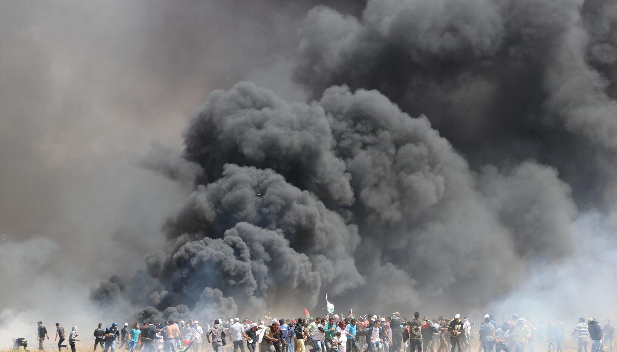 Protestas en Gaza