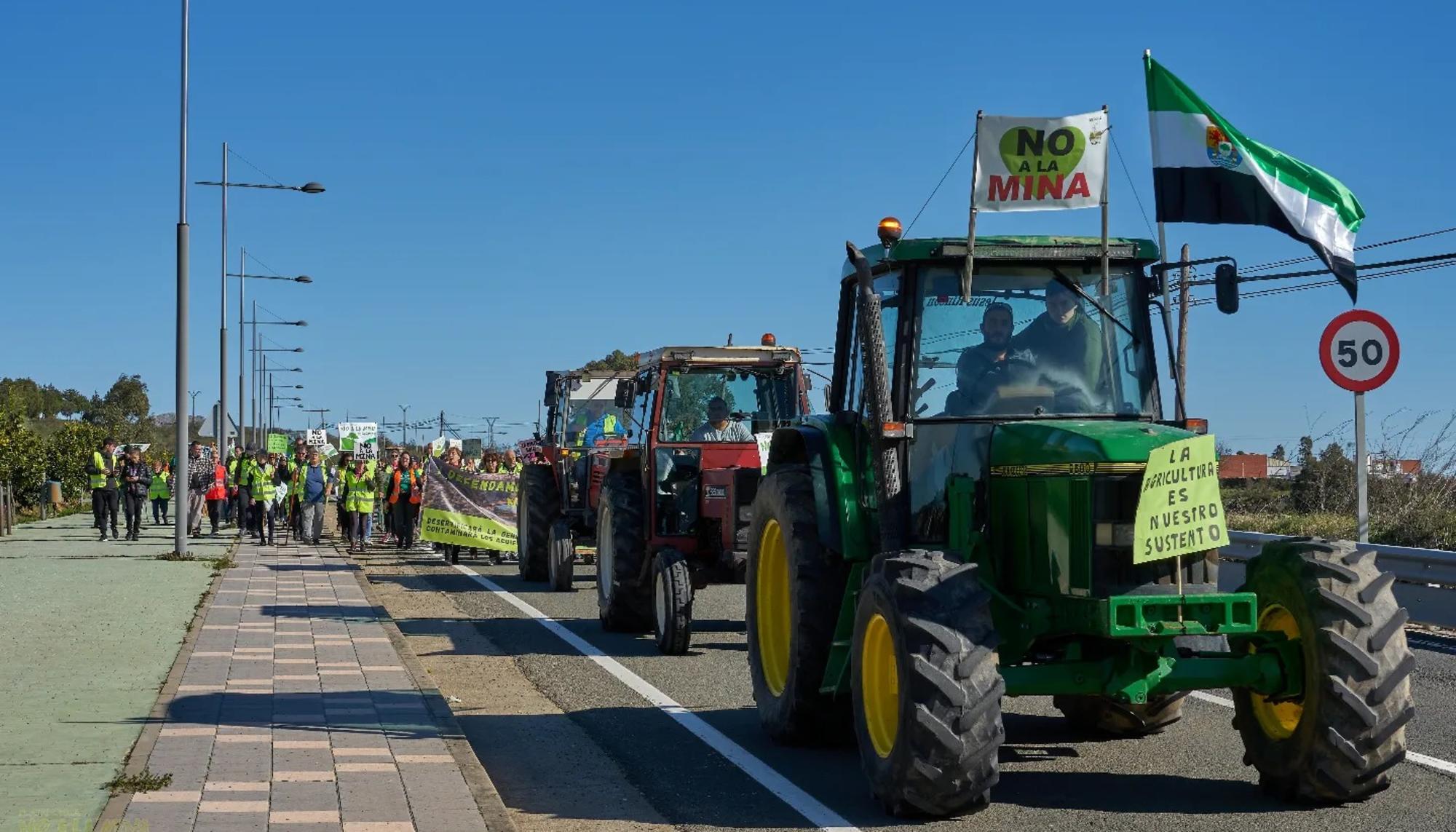 Tractorada ecologista Extremadura